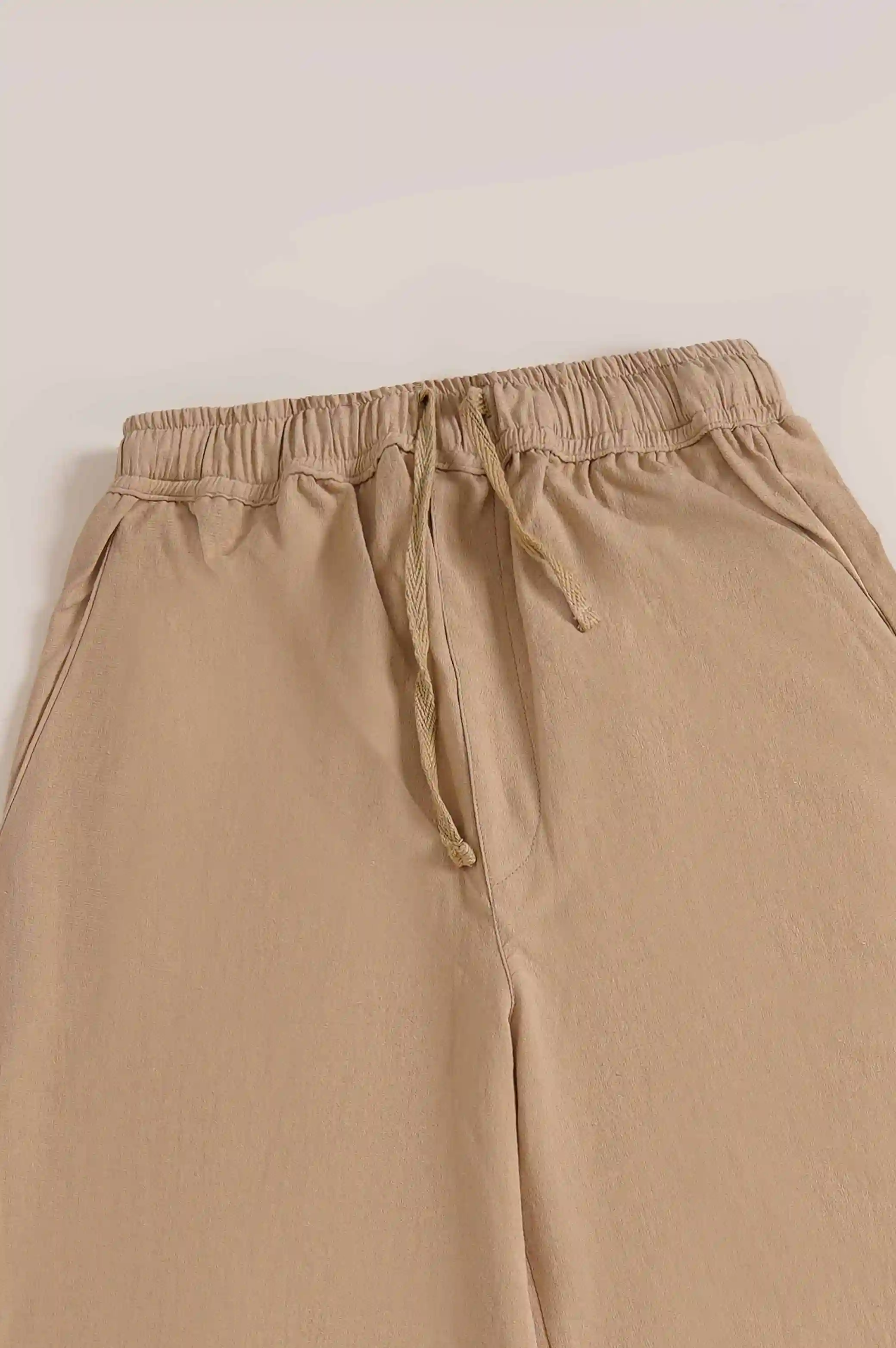 DRAWSTRING WIDE LEG PANTS - Image 5