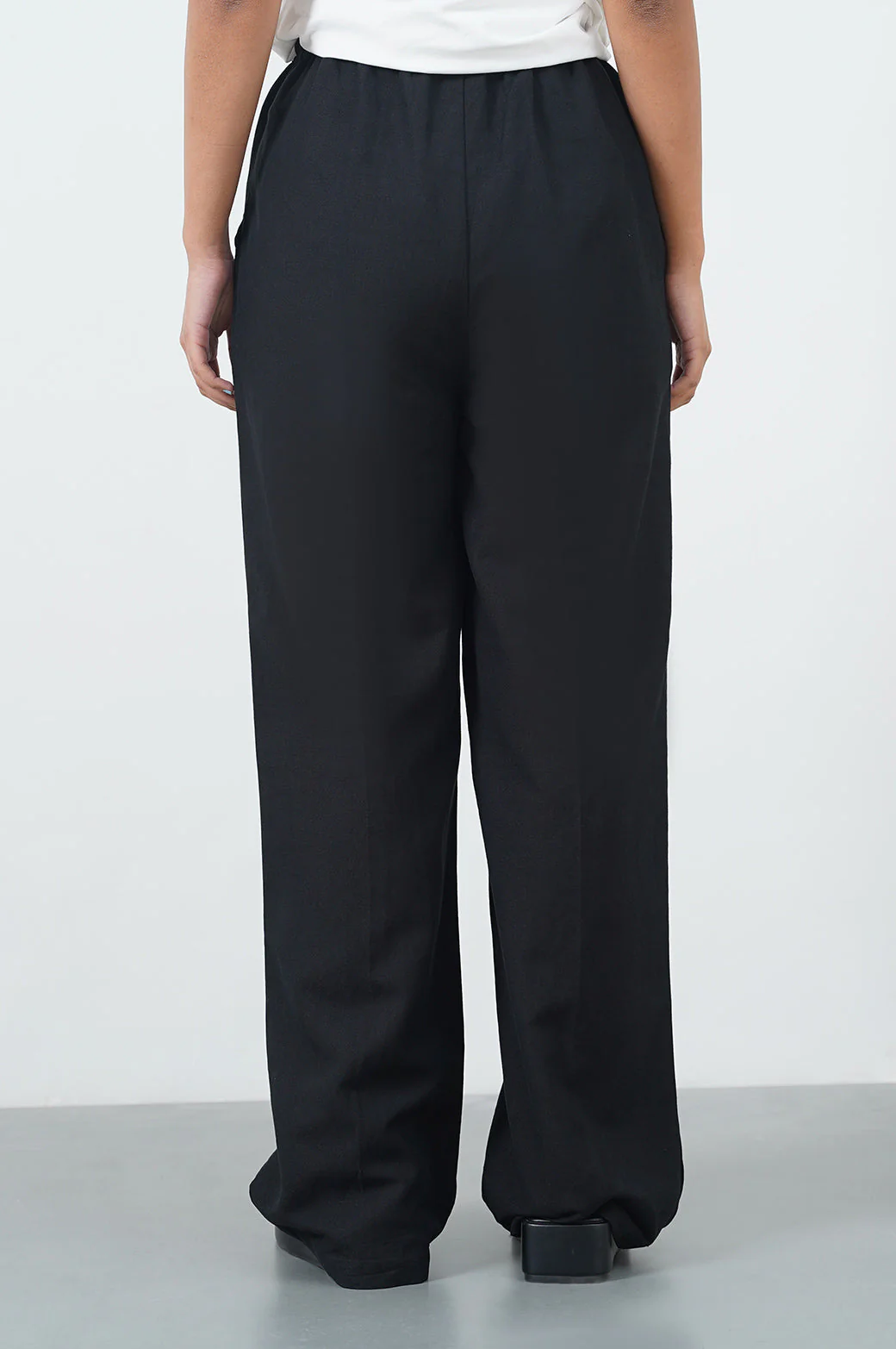 DRAWSTRING WIDE-LEG PANTS - Image 4