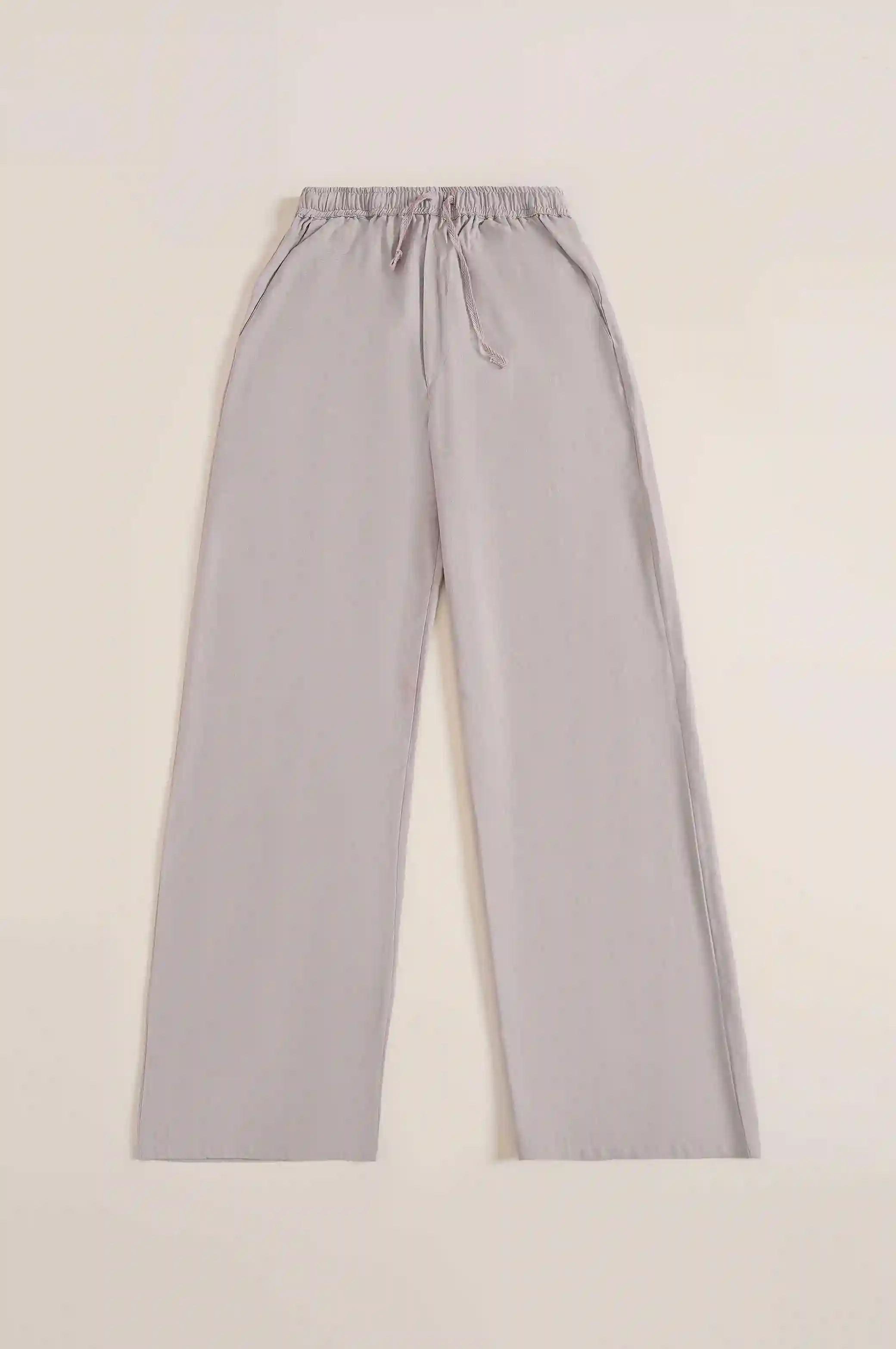 DRAWSTRING WIDE LEG PANTS - Image 5