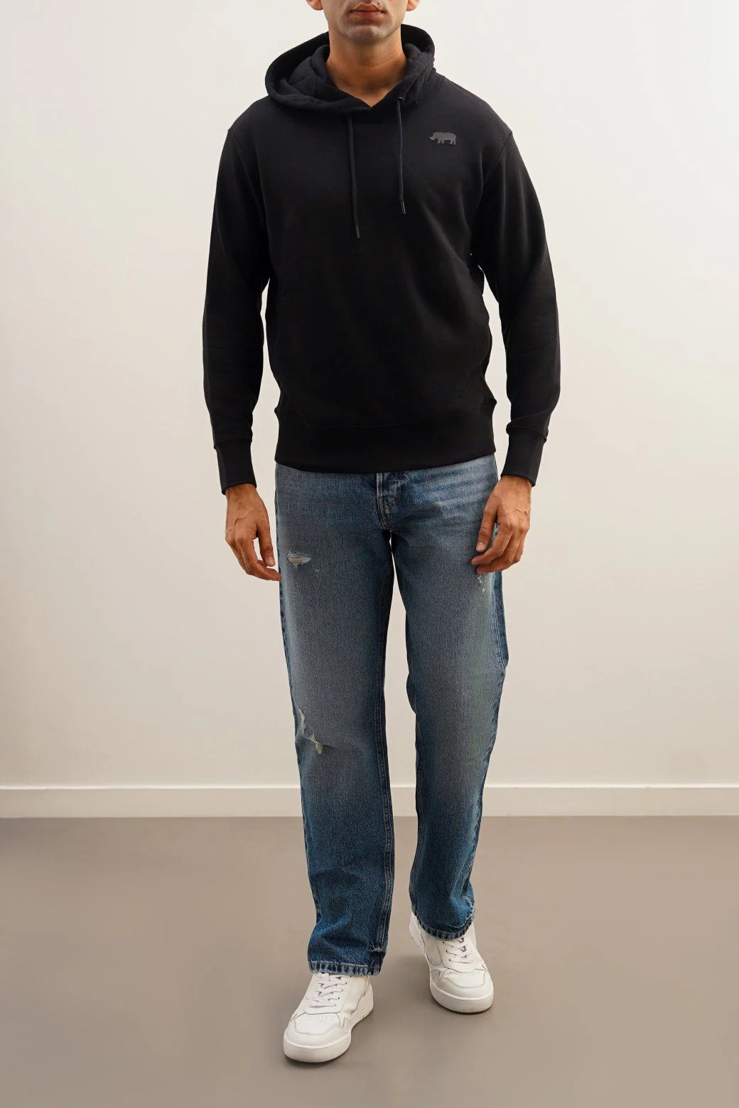 EMBLEM PRINTED HOODIE - Image 4