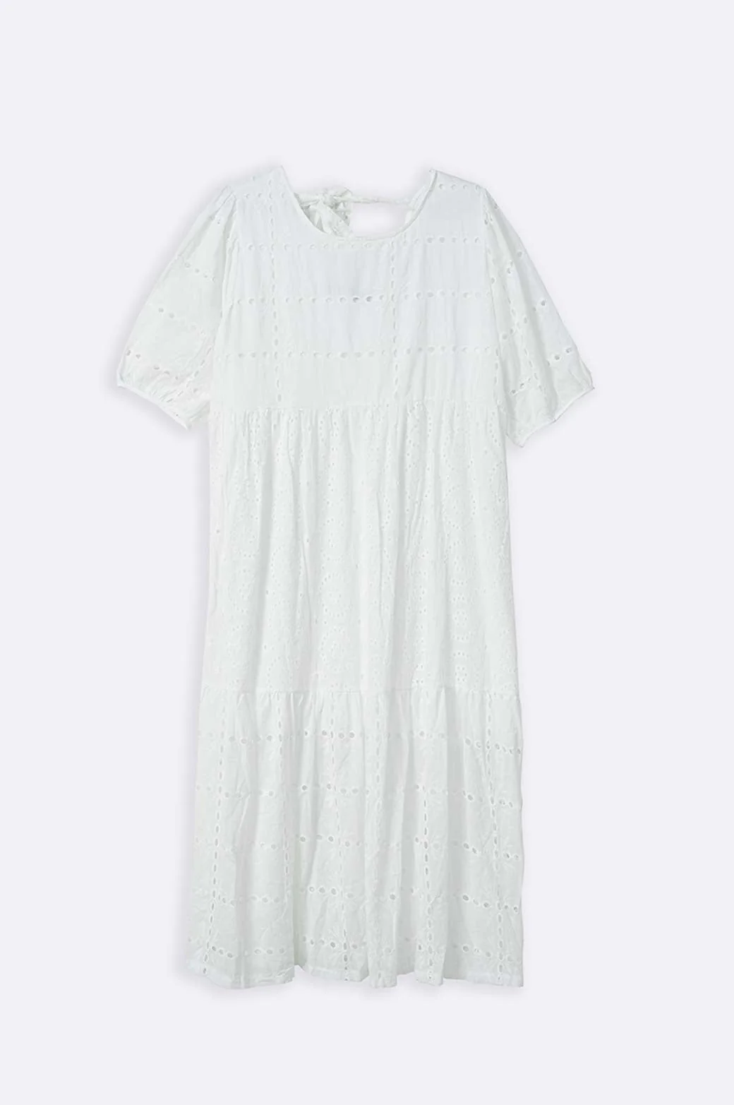EMBROIDERED TIER DRESS - Image 6