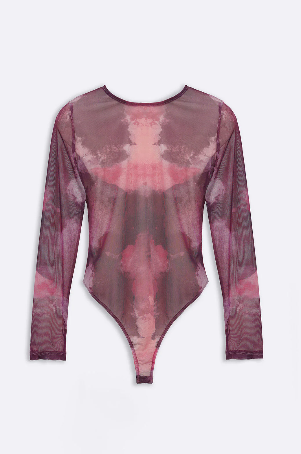 FULL-SLEEVE MESH BODYSUIT