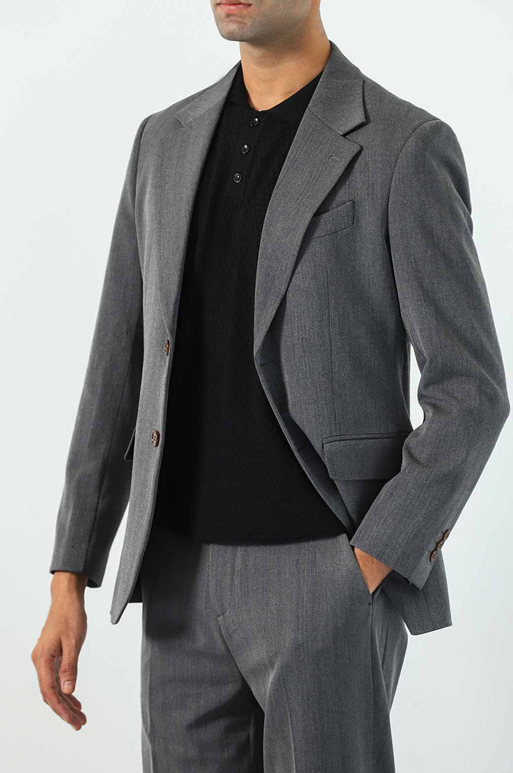 HERRINGBONE BLAZER - Image 3