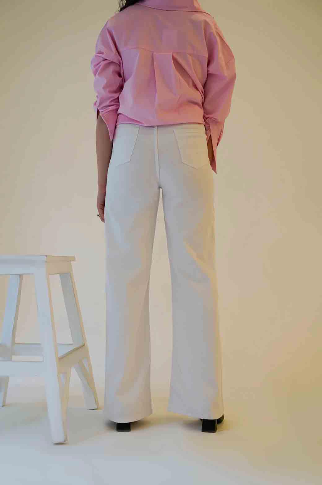 HIGH RISE WIDE LEG DENIM - Image 5