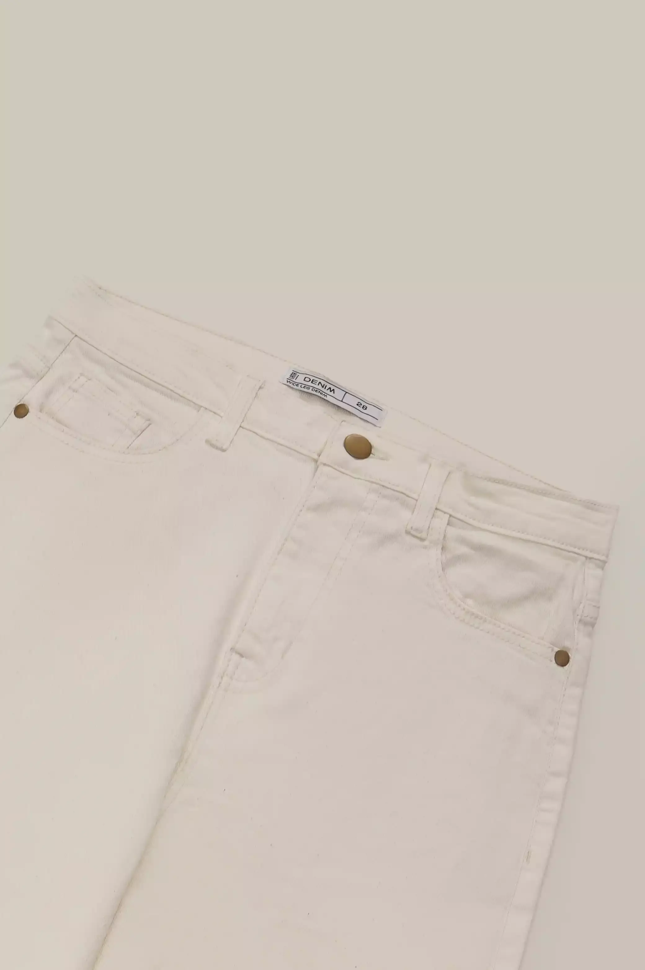 HIGH RISE WIDE LEG DENIM - Image 7