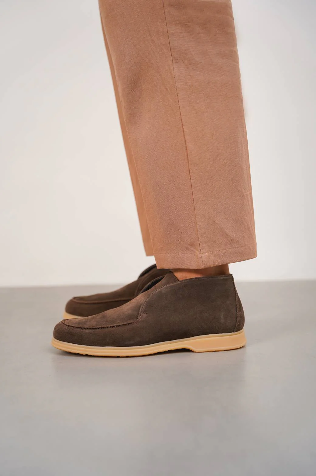 HIGH-TOP LEATHER LOAFERS - Image 5