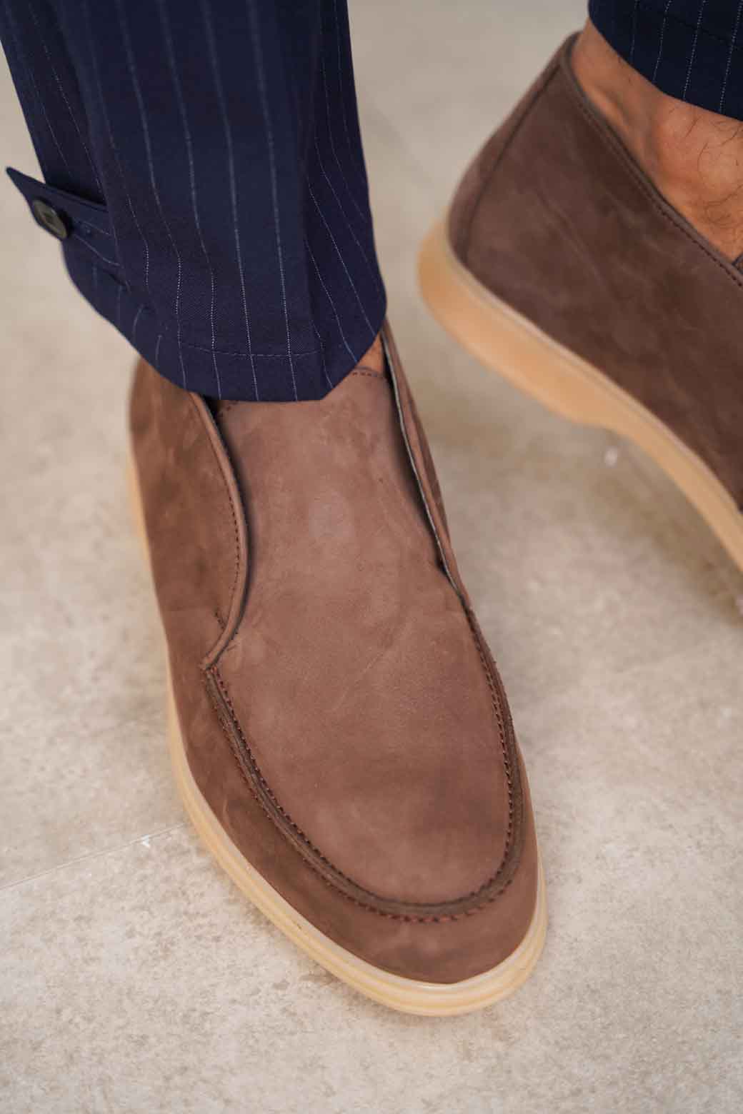 HIGH-TOP LEATHER LOAFERS - Image 5