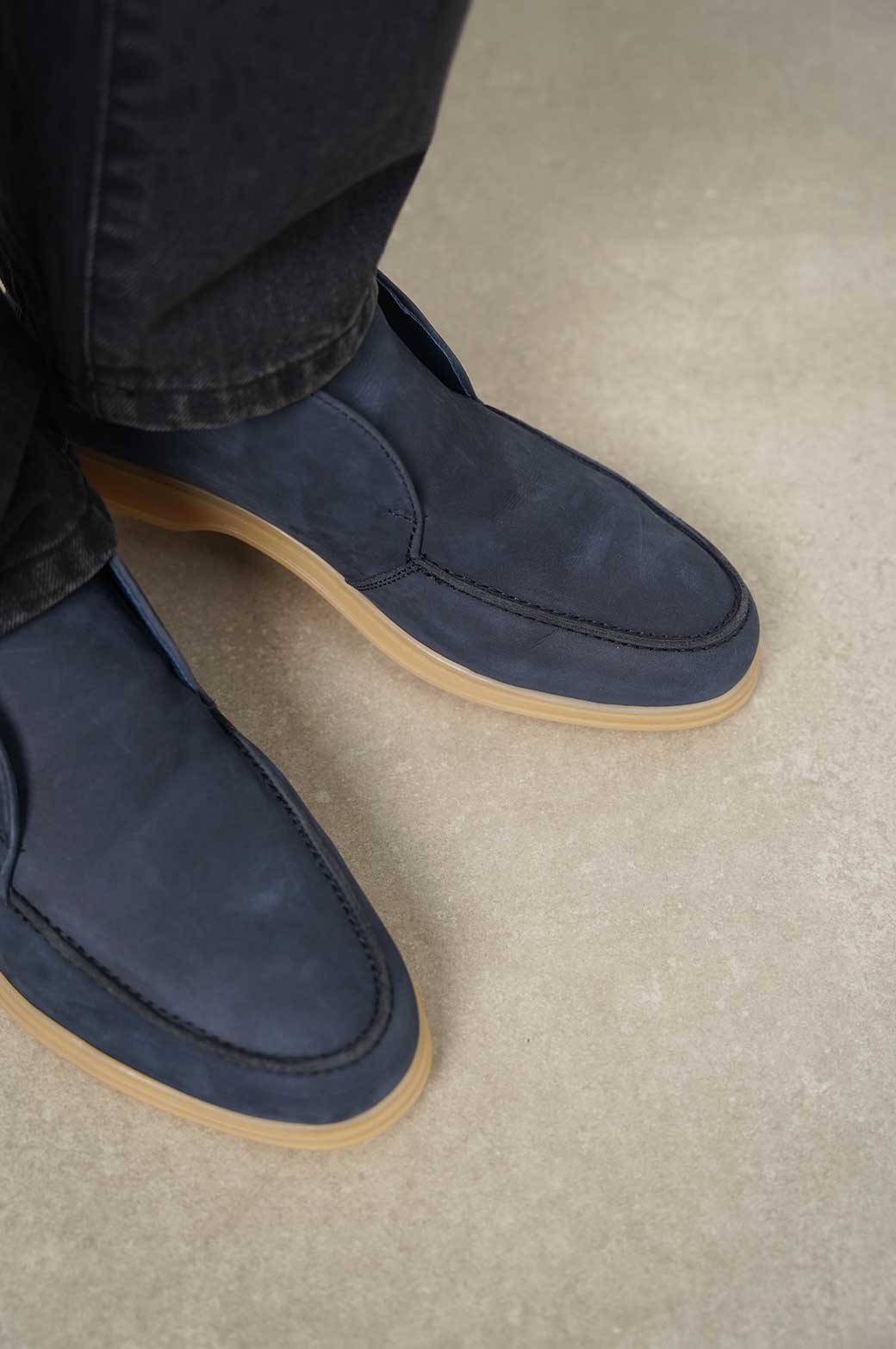 HIGH-TOP LEATHER LOAFERS - Image 3