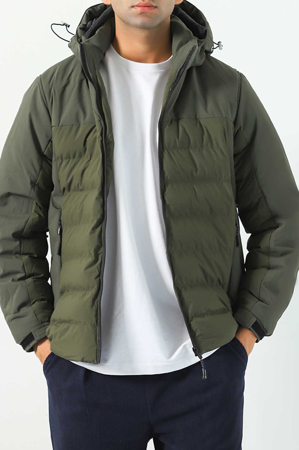 HOODED PUFFER JACKET - Image 2