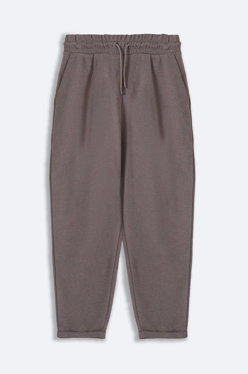 JACQUARD TURN-UP TROUSER