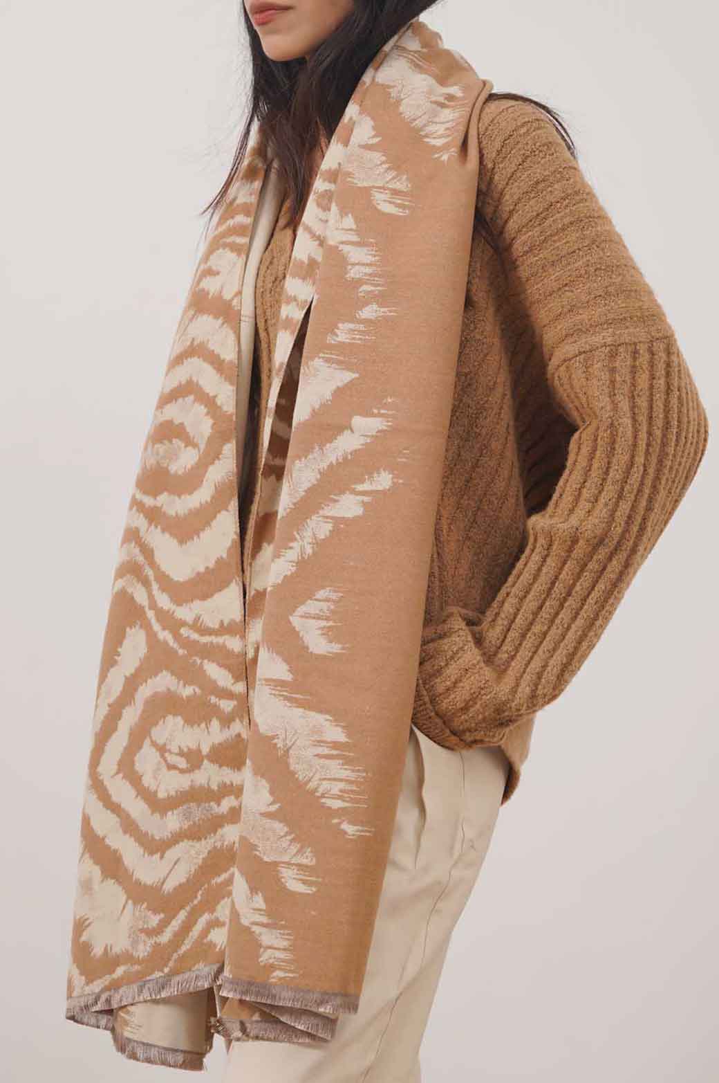JUNGLE PRINT SCARF - Image 2
