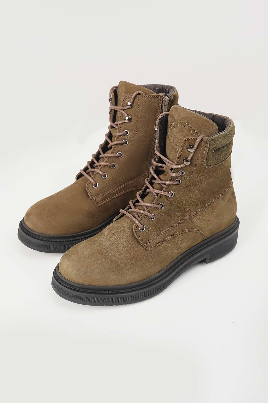 LACE-UP LEATHER BOOTS - Image 8