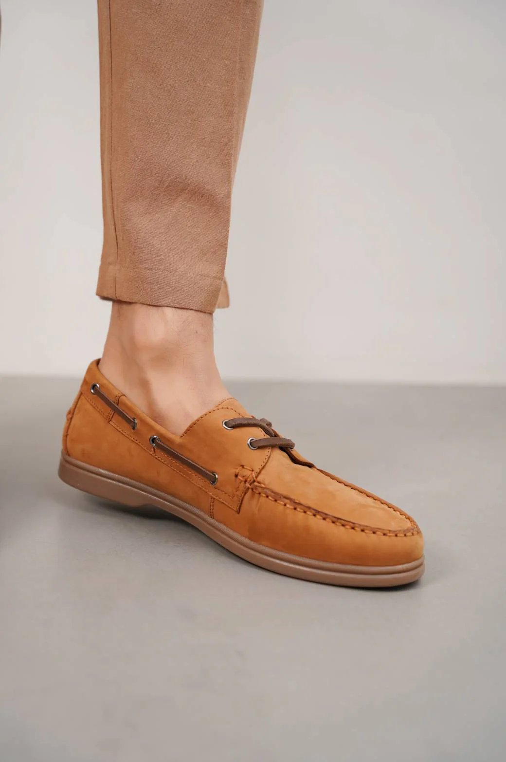 LEATHER BOAT SHOES - Image 3