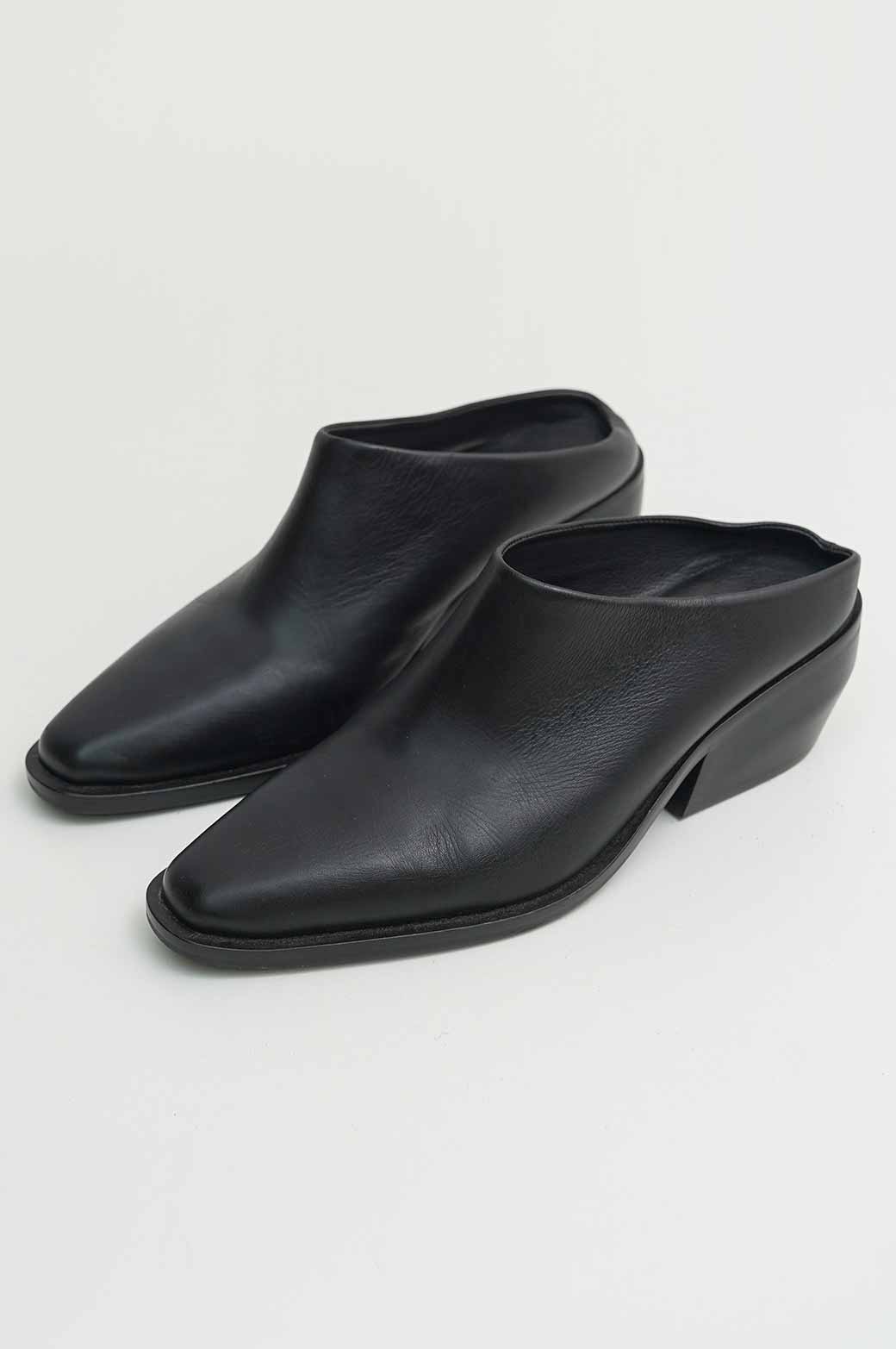 LEATHER BOOT MULES - Image 6