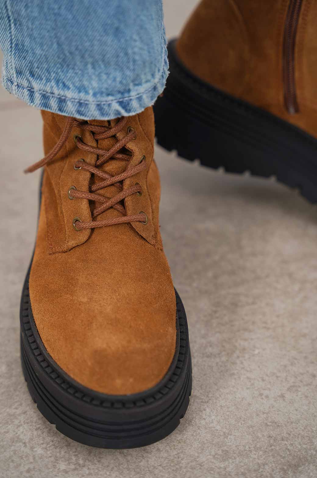 LEATHER COMBAT BOOTS - Image 5