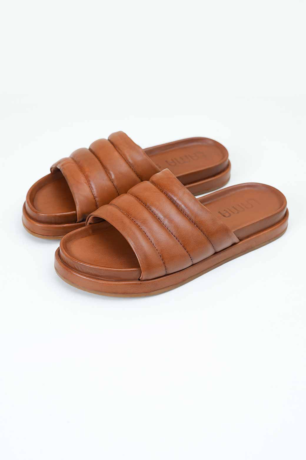 LEATHER COMFORT SLIDES - Image 4