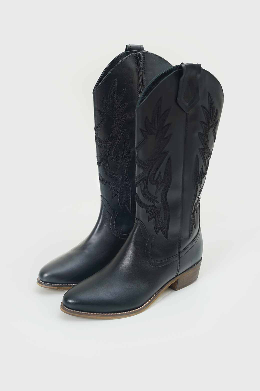 LEATHER COWBOY BOOT - Image 5