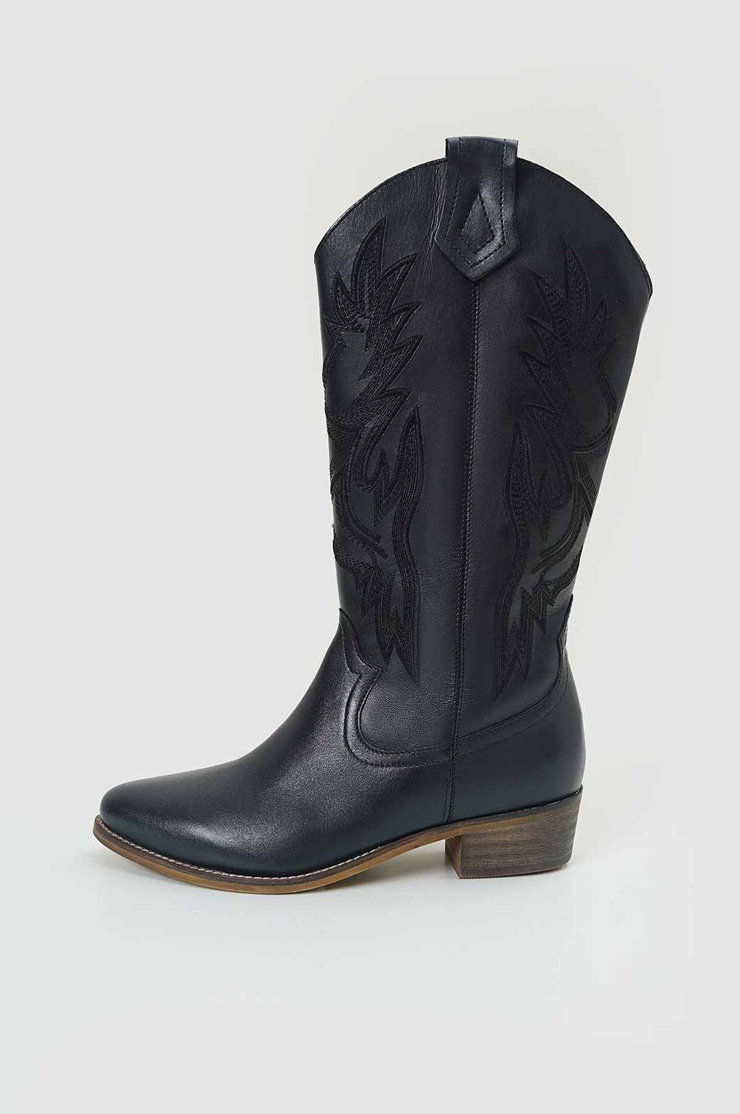 LEATHER COWBOY BOOT - Image 6