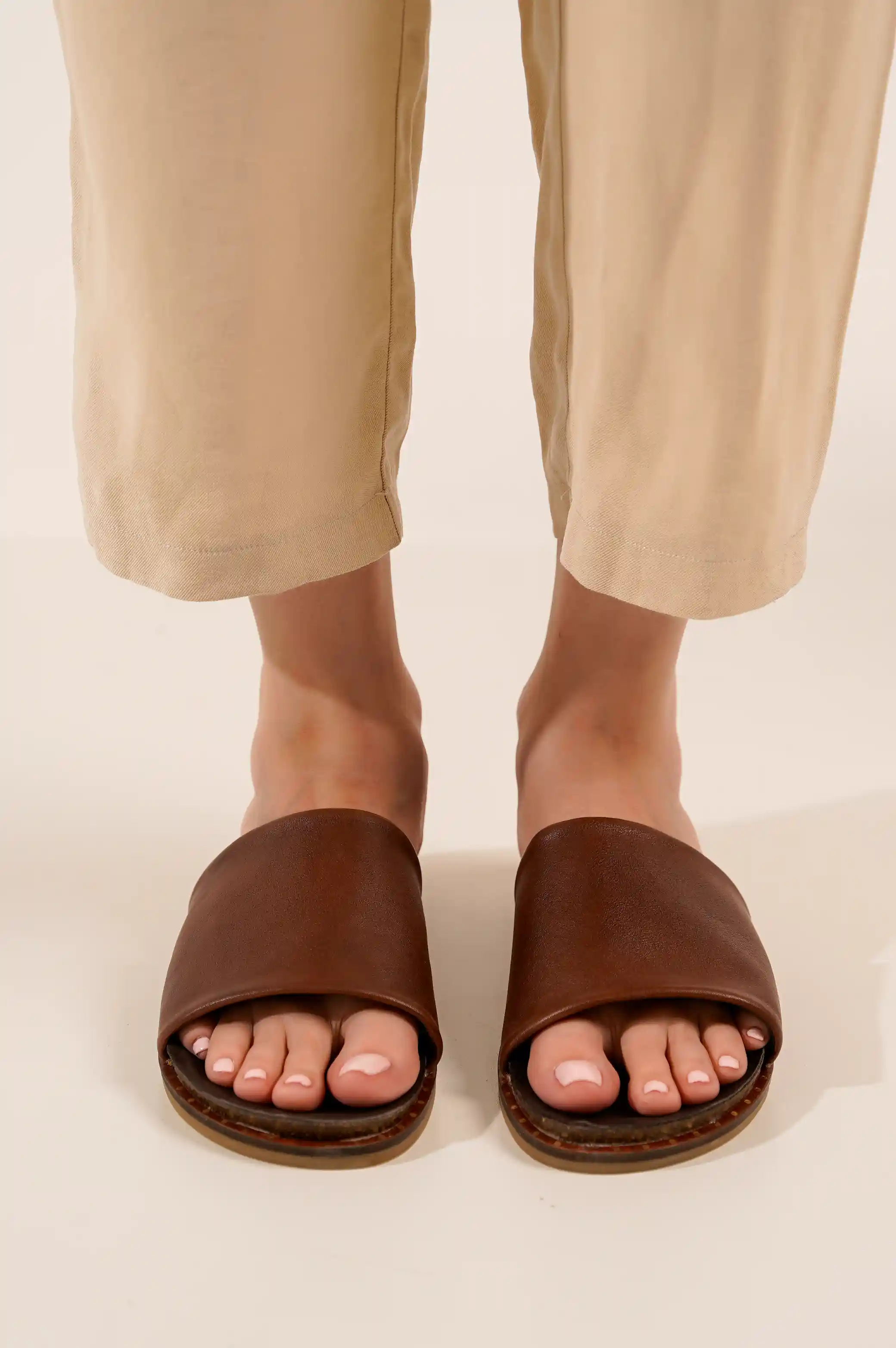 LEATHER SLIDES - Image 2