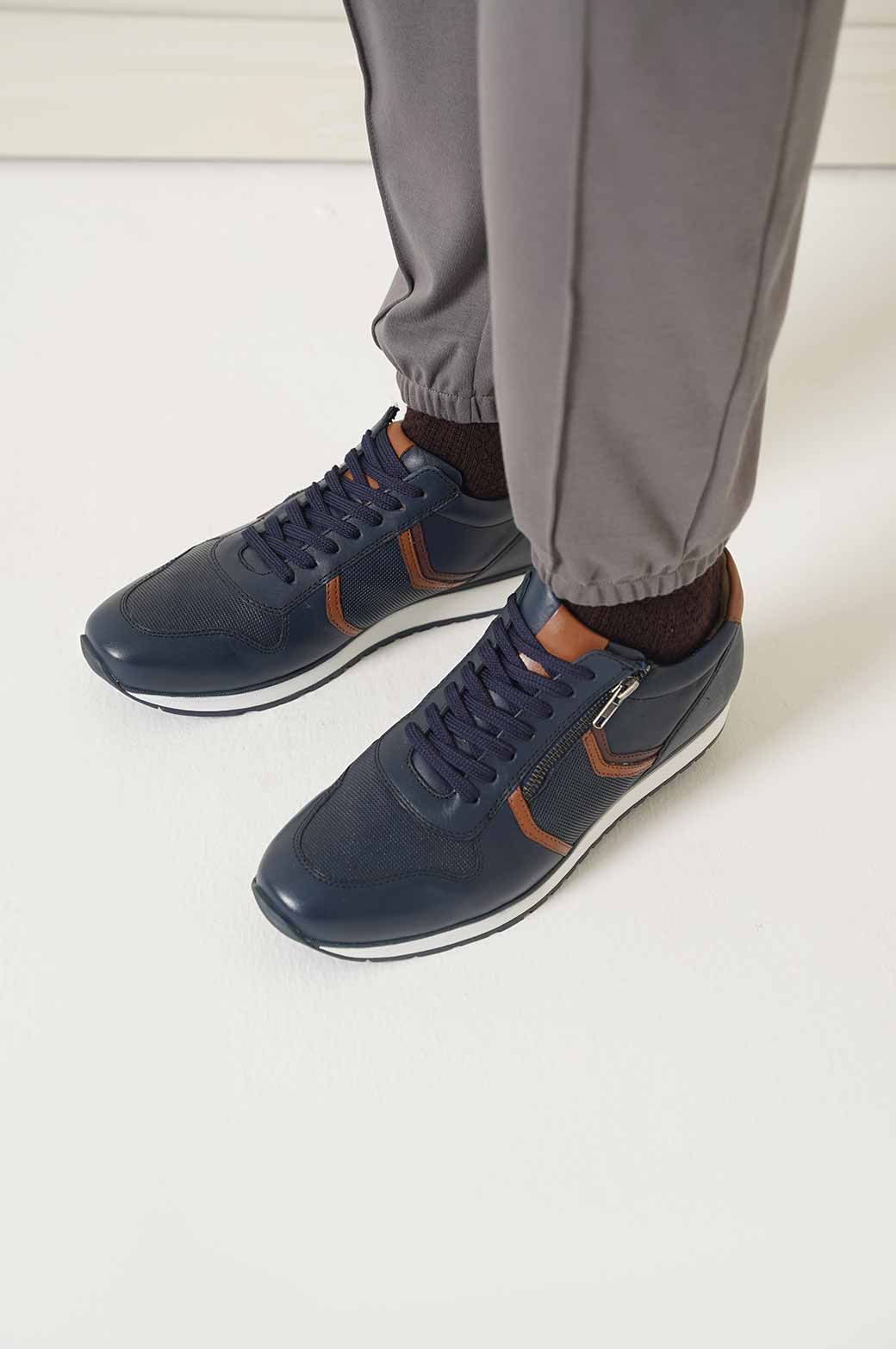 LEATHER SNEAKERS - Image 2