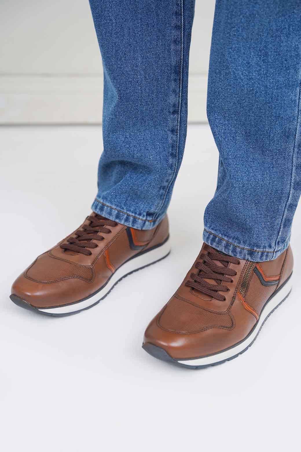 LEATHER SNEAKERS - Image 2