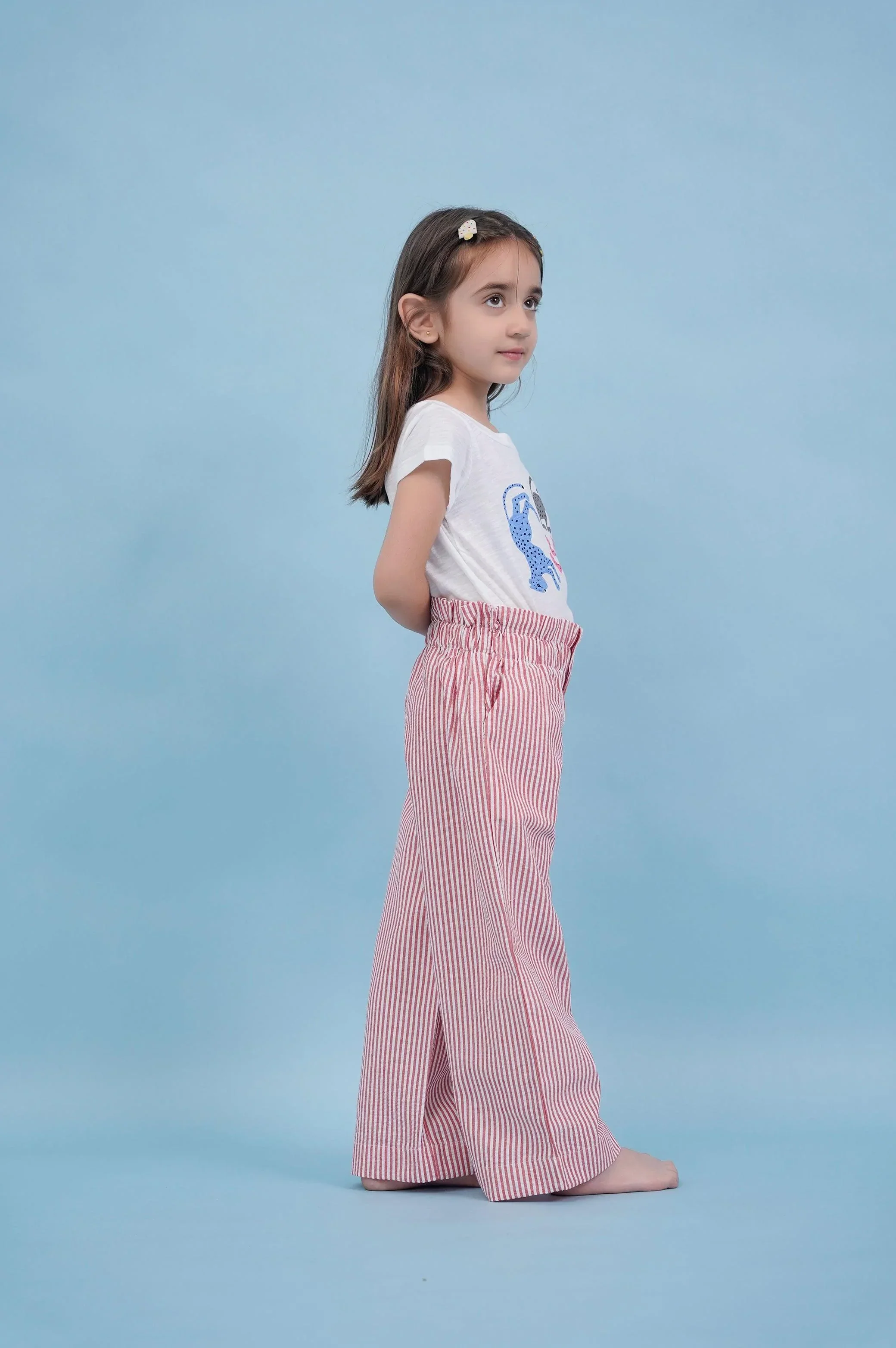 PINSTRIPE PAPER BAG PANTS - Image 4