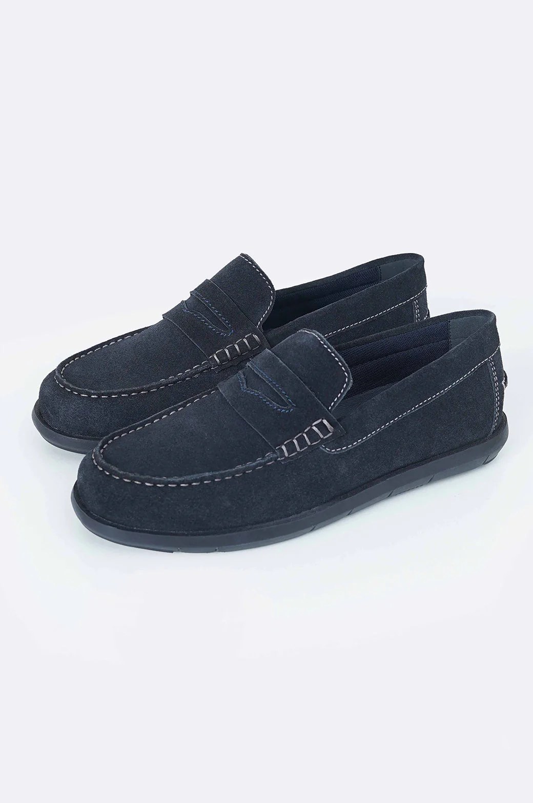 LIGHTWEIGHT SUEDE LOAFERS - Image 4