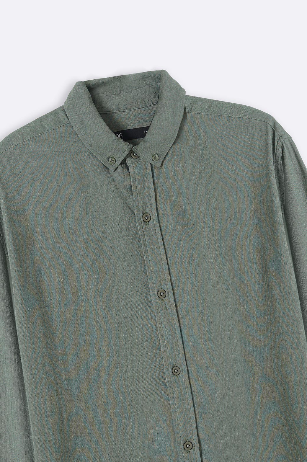 LINEN BUTTON COLLAR SHIRT - Image 6