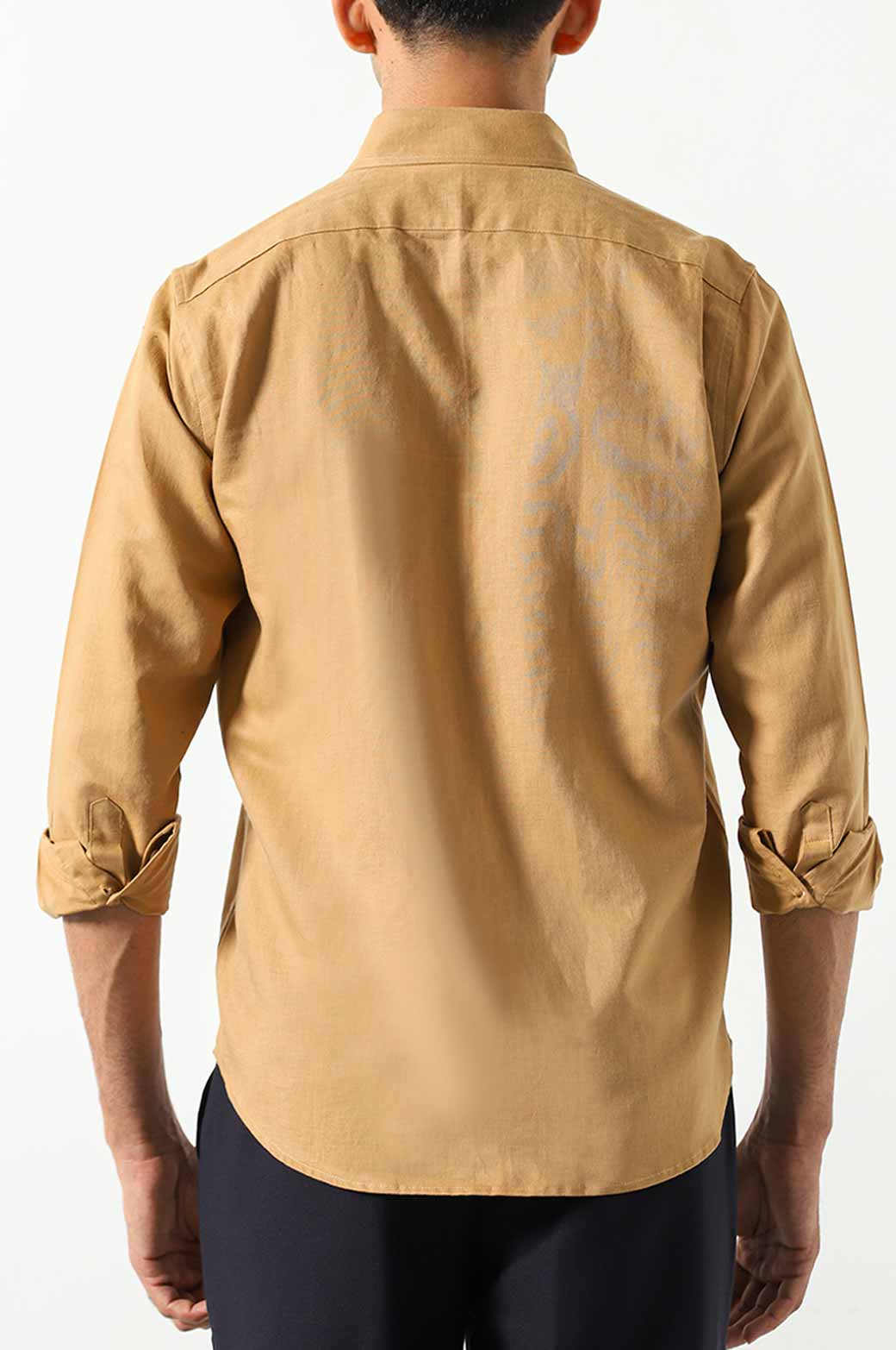 LINEN BUTTON DOWN SHIRT - Image 3
