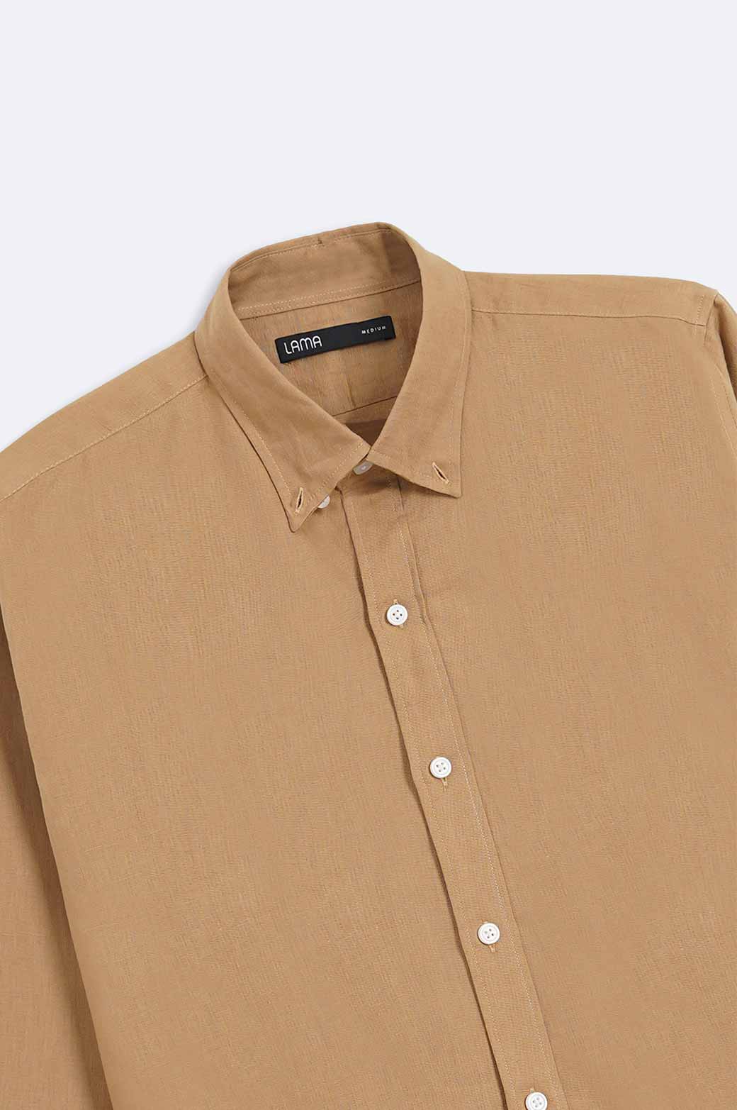 LINEN BUTTON DOWN SHIRT - Image 5
