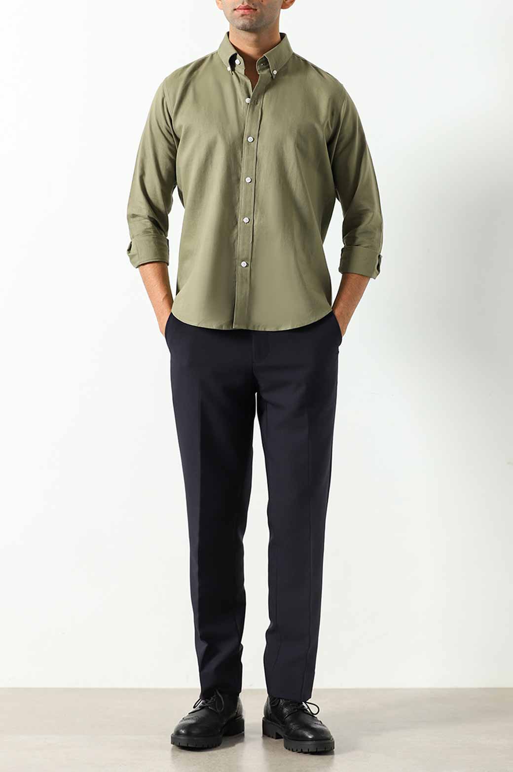 LINEN BUTTON DOWN SHIRT - Image 2