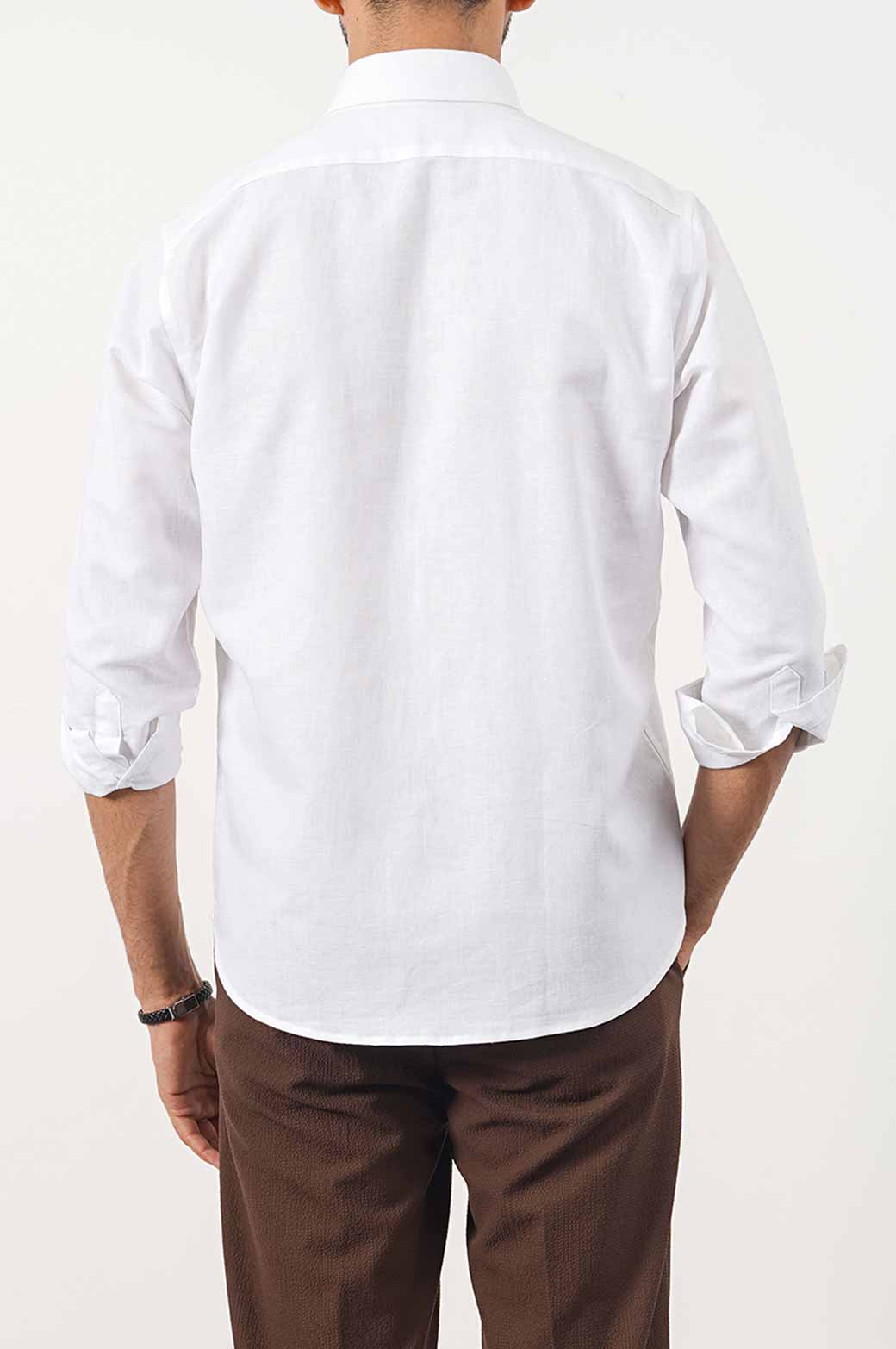 LINEN BUTTON DOWN SHIRT - Image 3