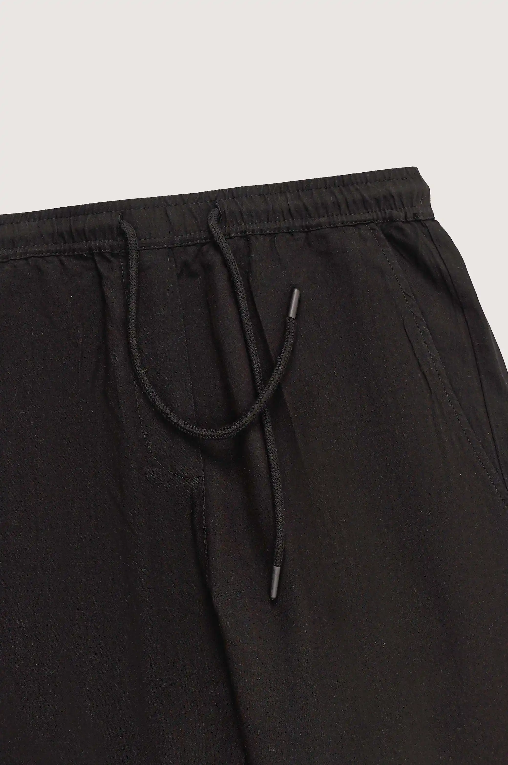 DRAWSTRING LINEN SHORTS - Image 5