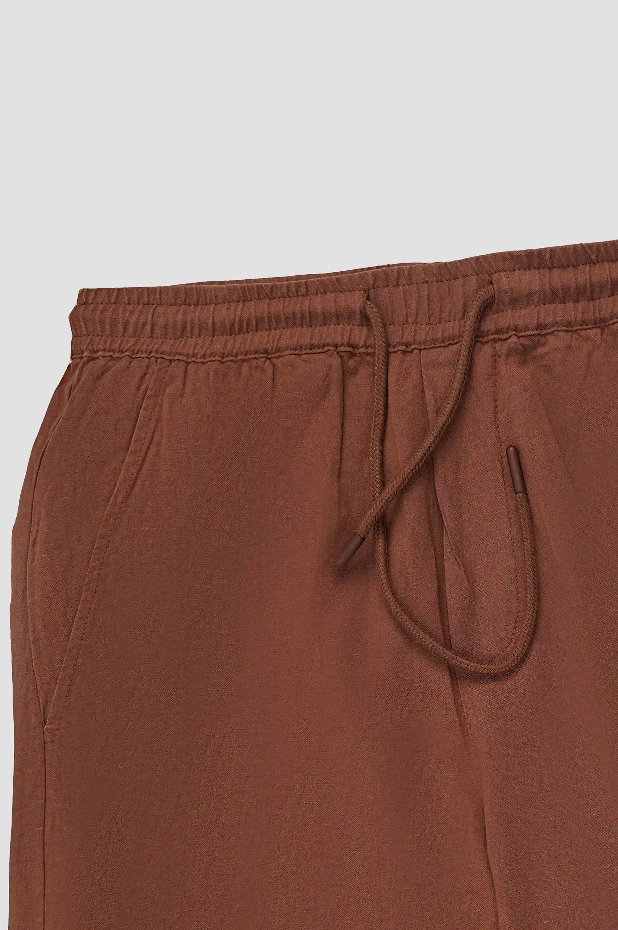 DRAWSTRING LINEN SHORTS - Image 5