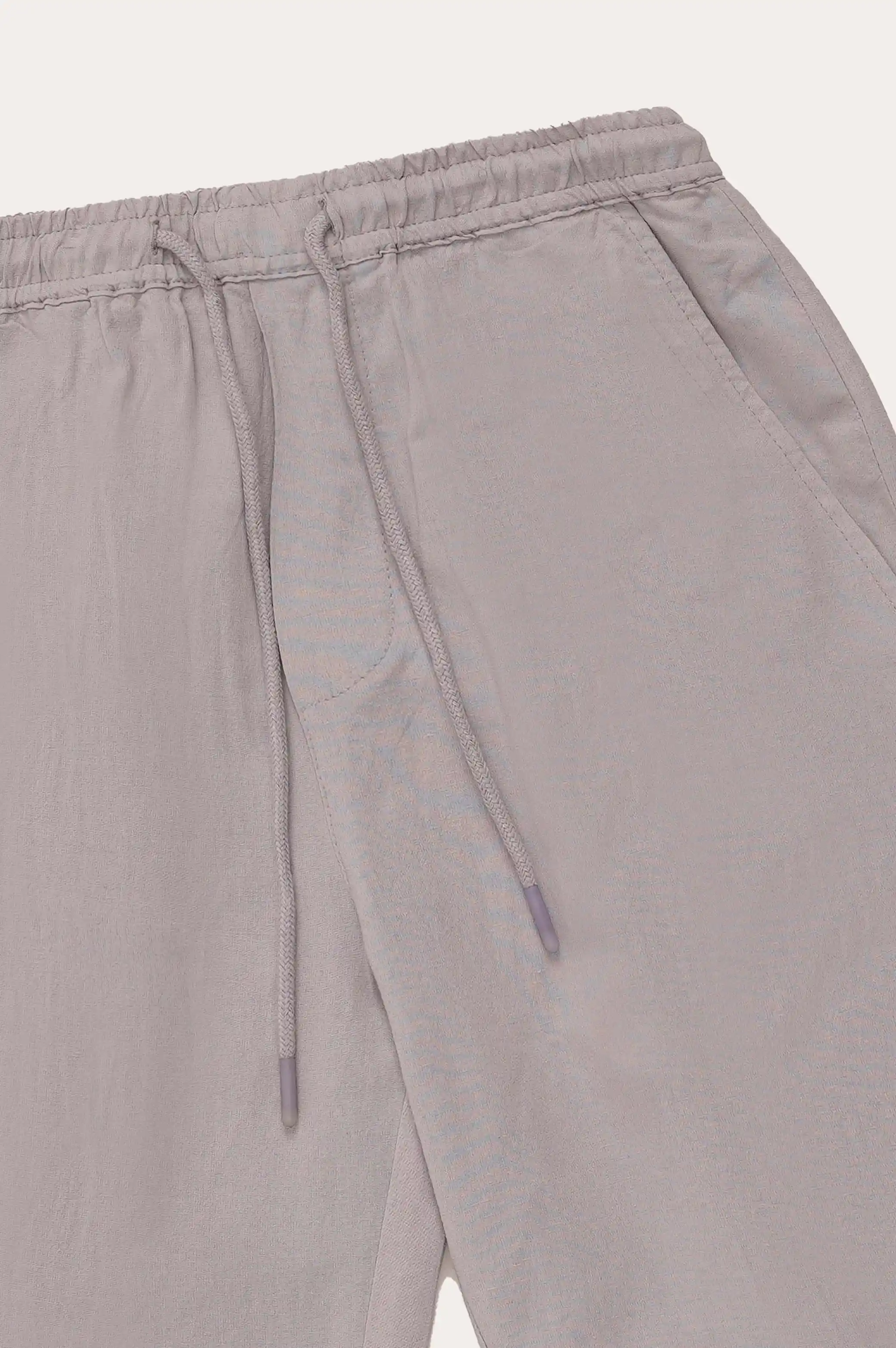 DRAWSTRING LINEN SHORTS - Image 5