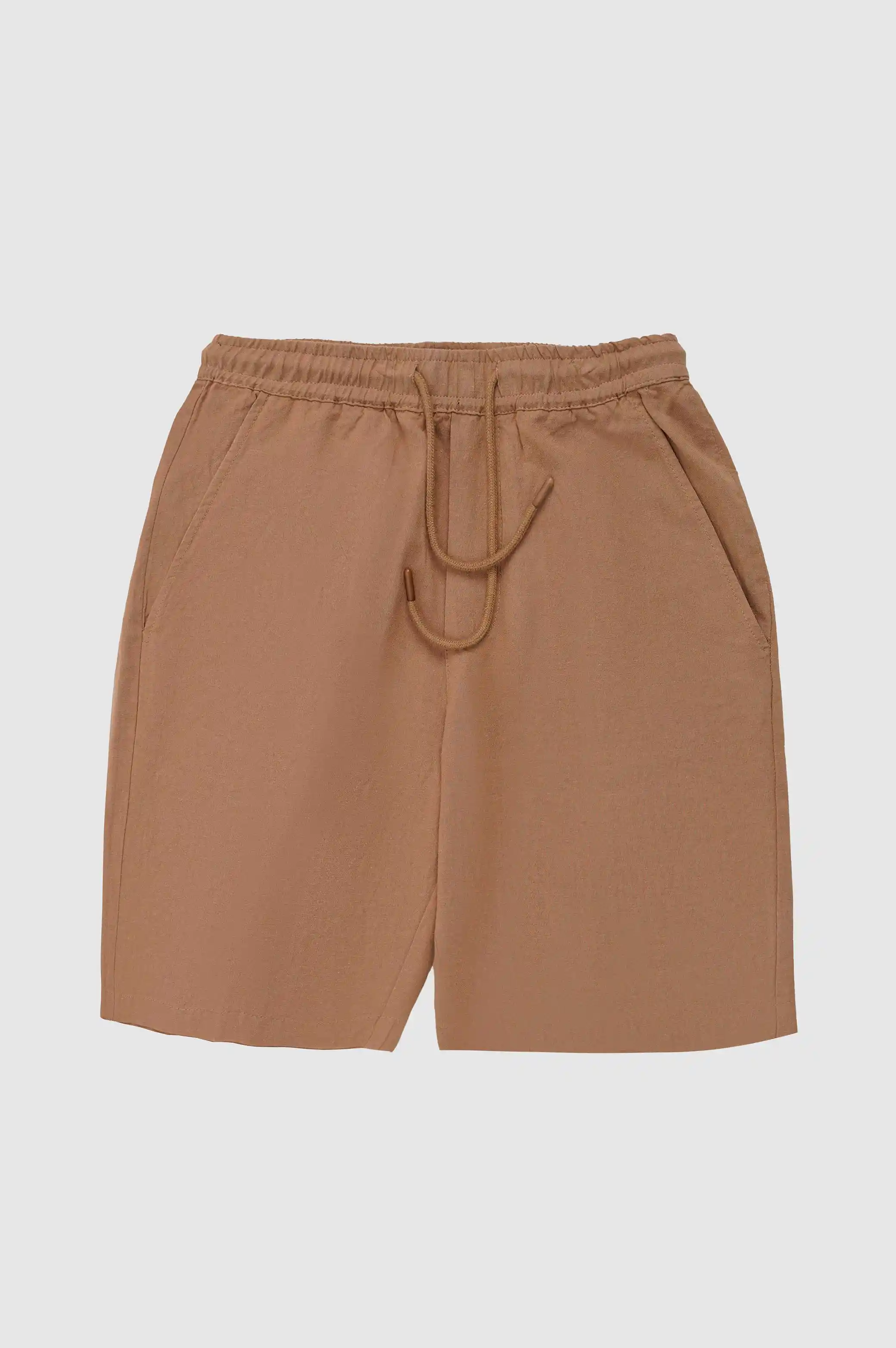 DRAWSTRING LINEN SHORTS - Image 4