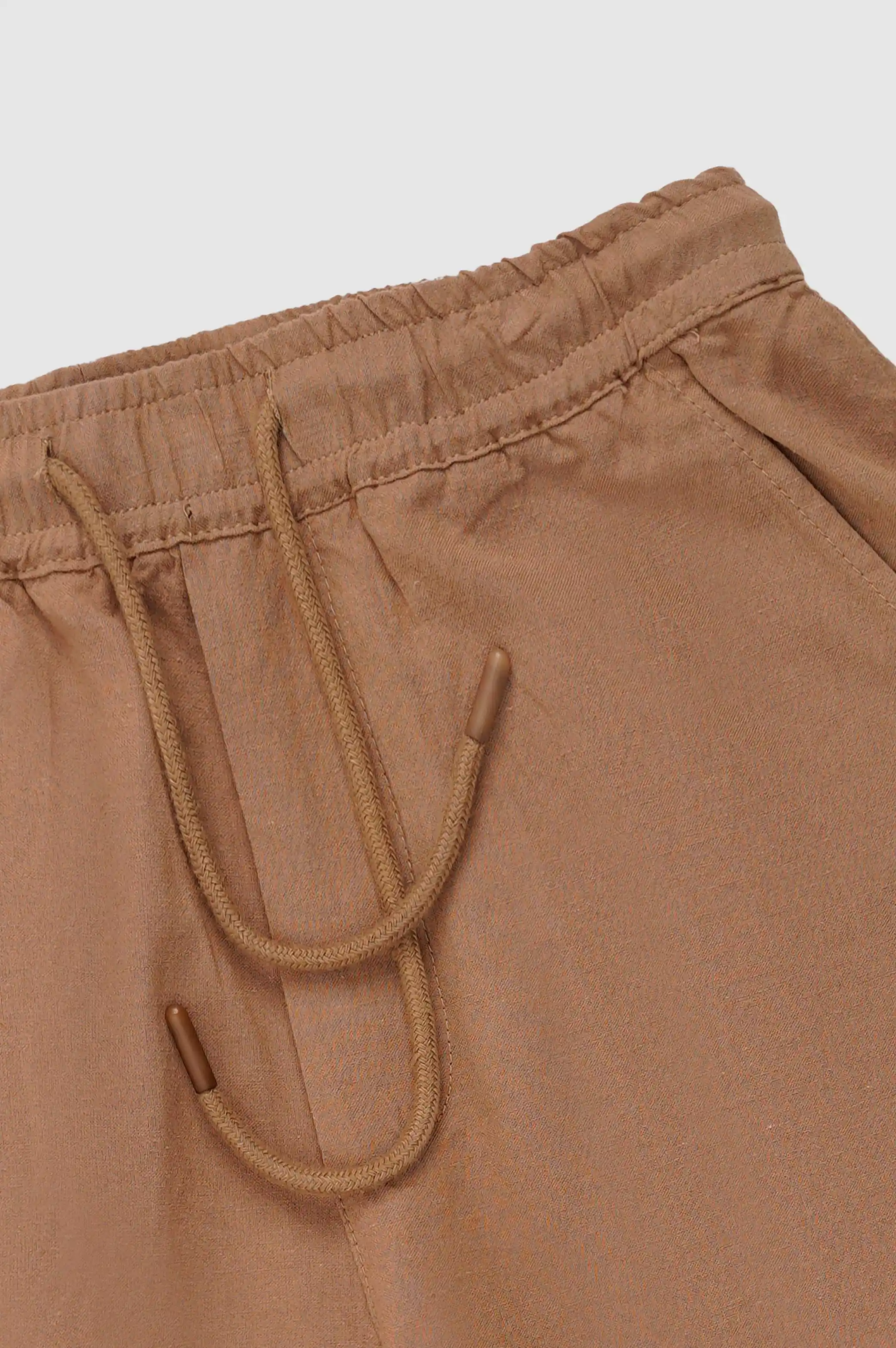 DRAWSTRING LINEN SHORTS - Image 5