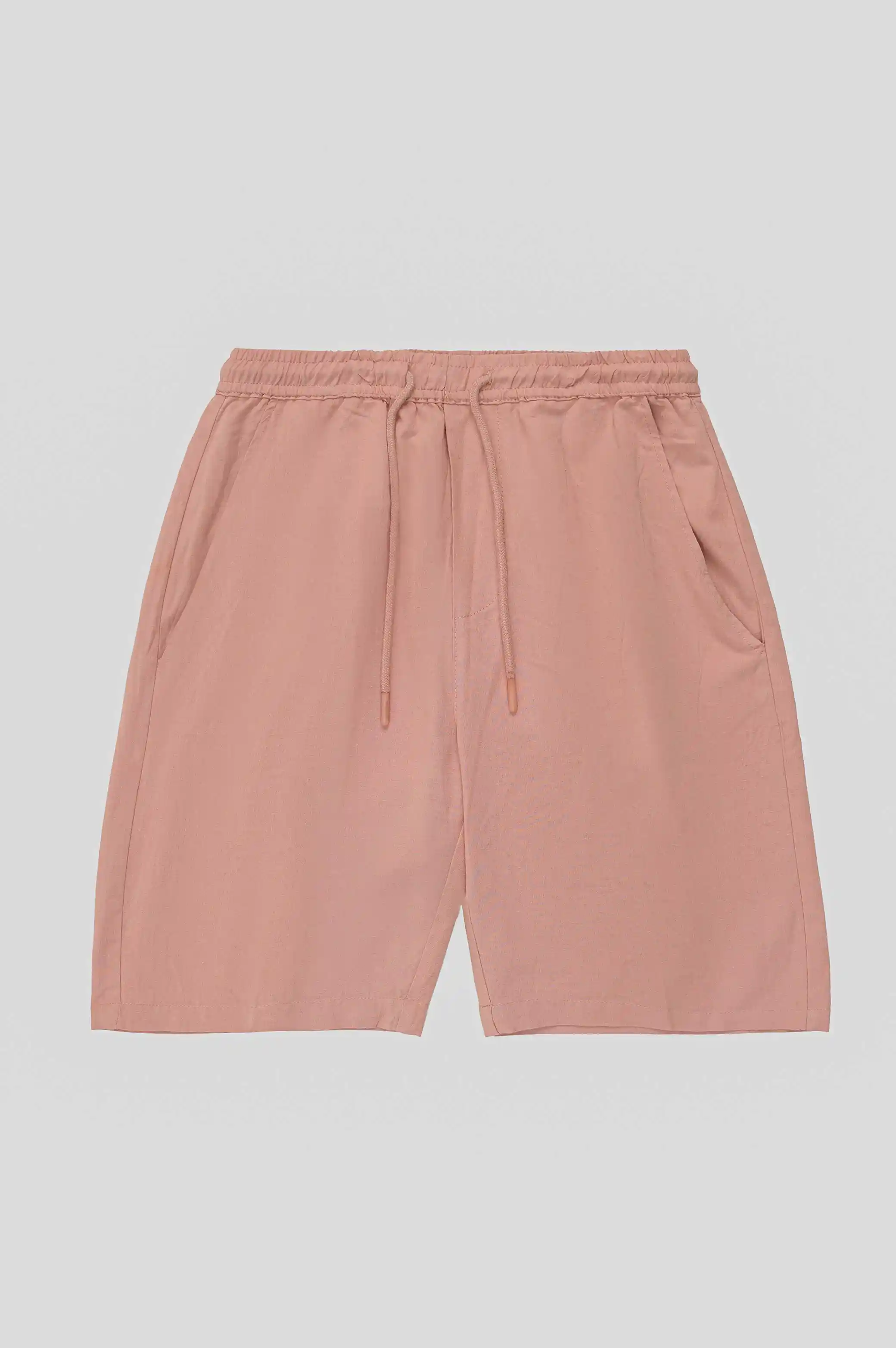 DRAWSTRING LINEN SHORTS - Image 4