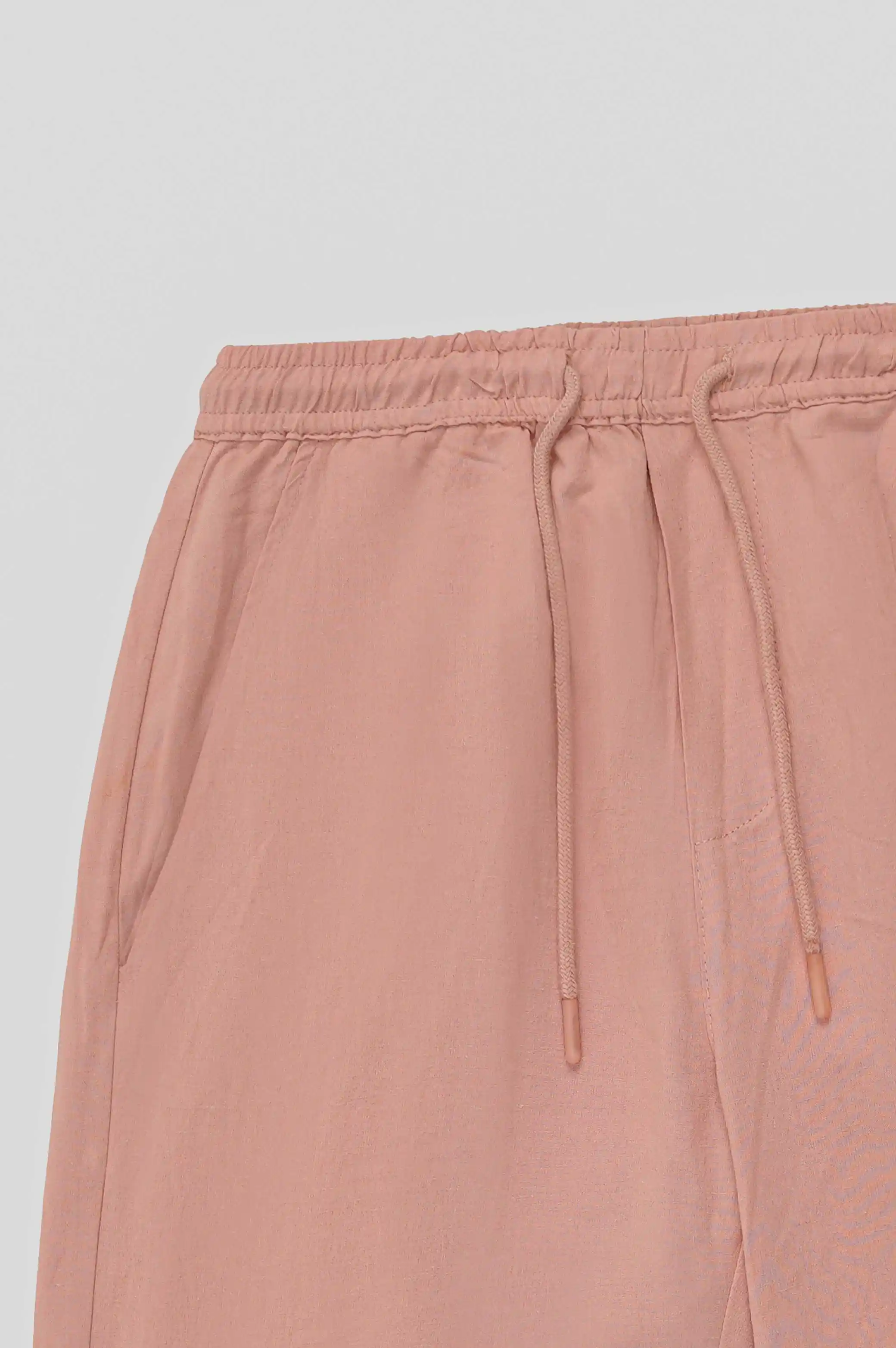 DRAWSTRING LINEN SHORTS - Image 5