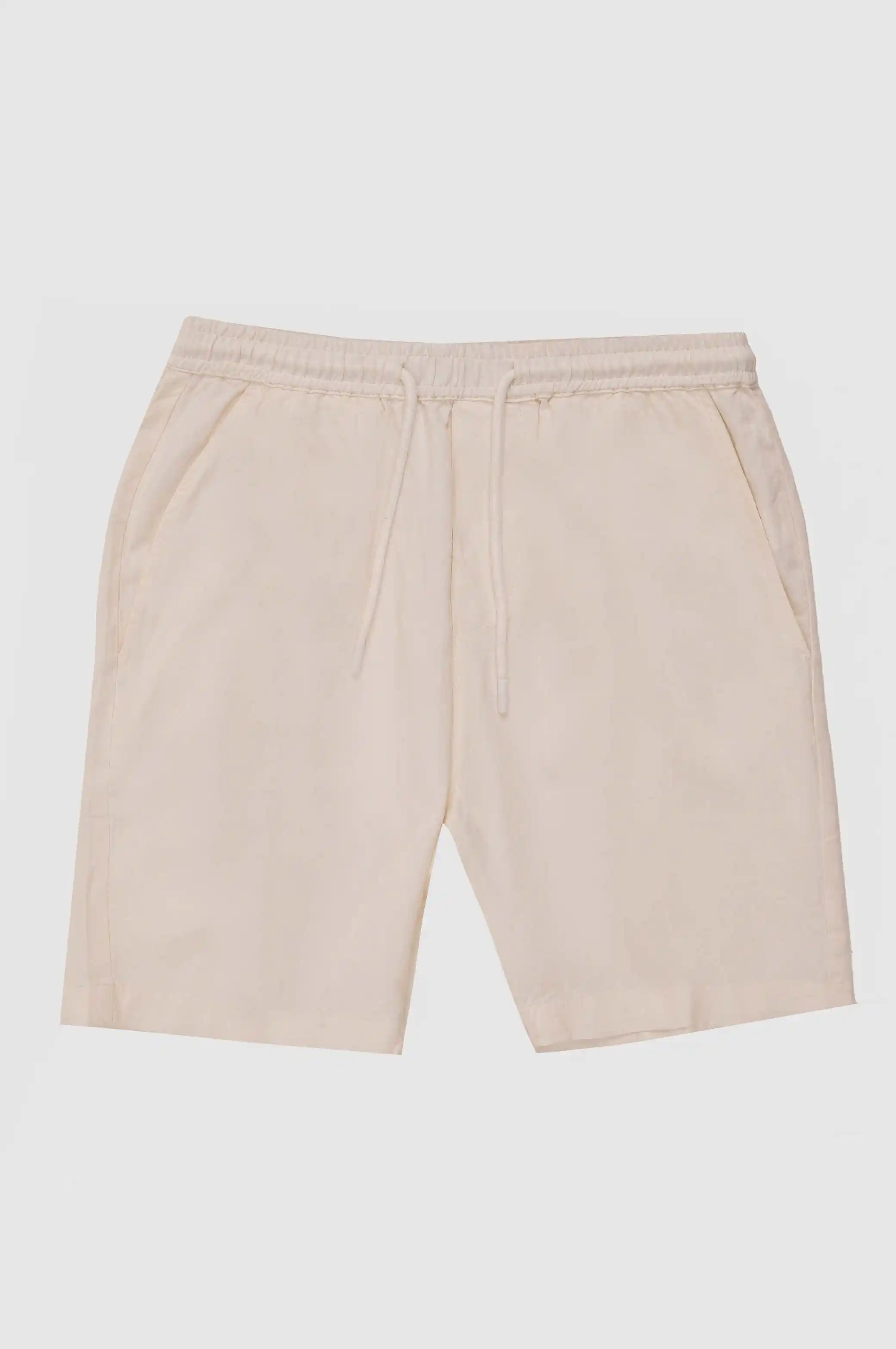 DRAWSTRING LINEN SHORTS - Image 4