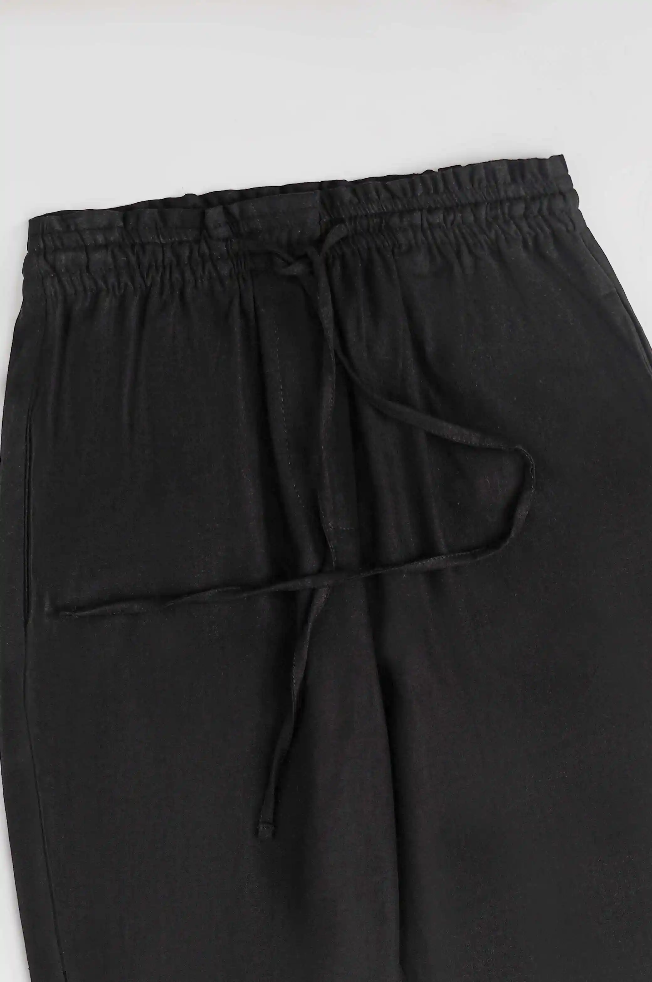 LINEN PAPERBAG PANTS - Image 6