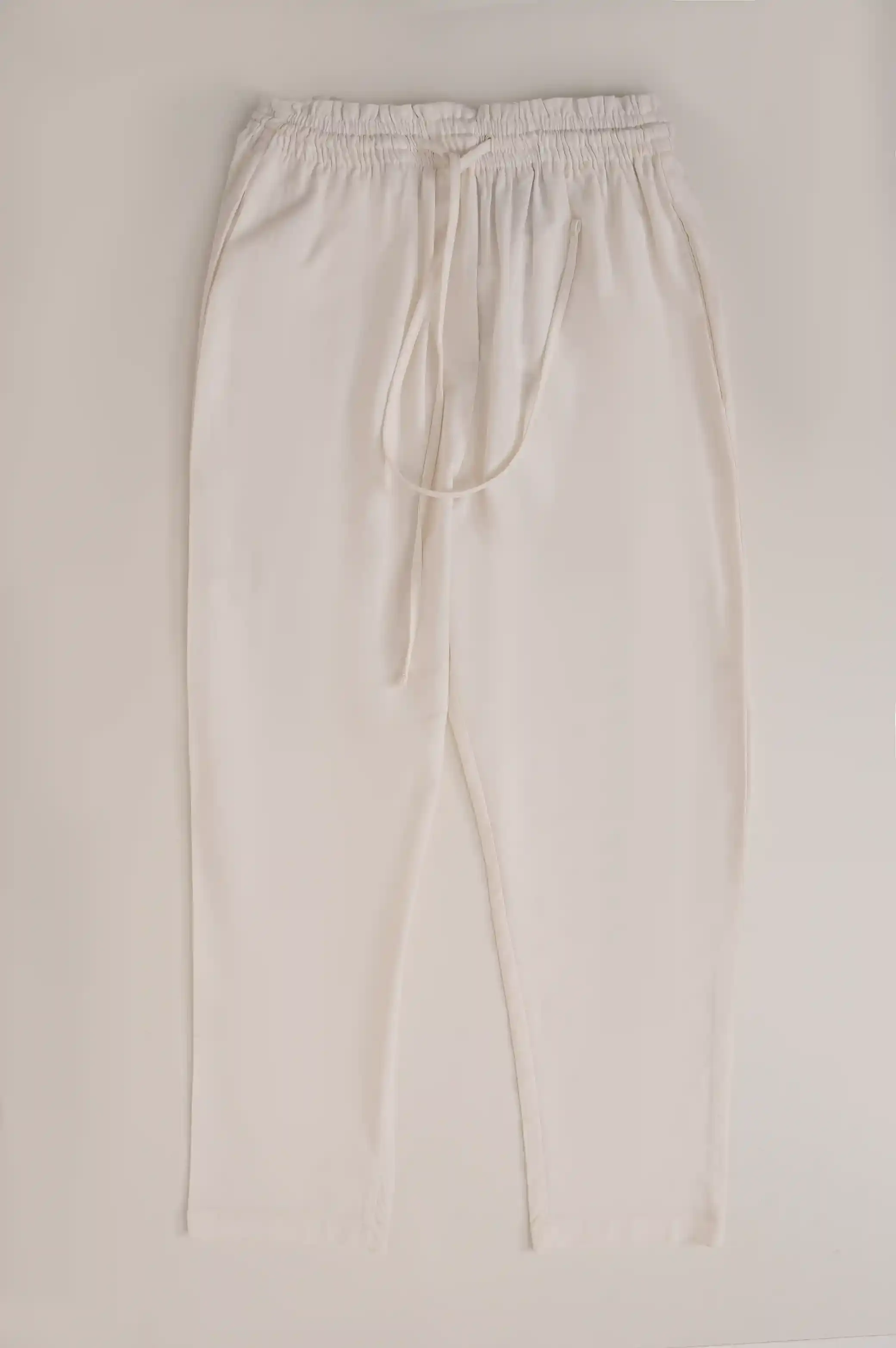 LINEN PAPERBAG PANTS - Image 4