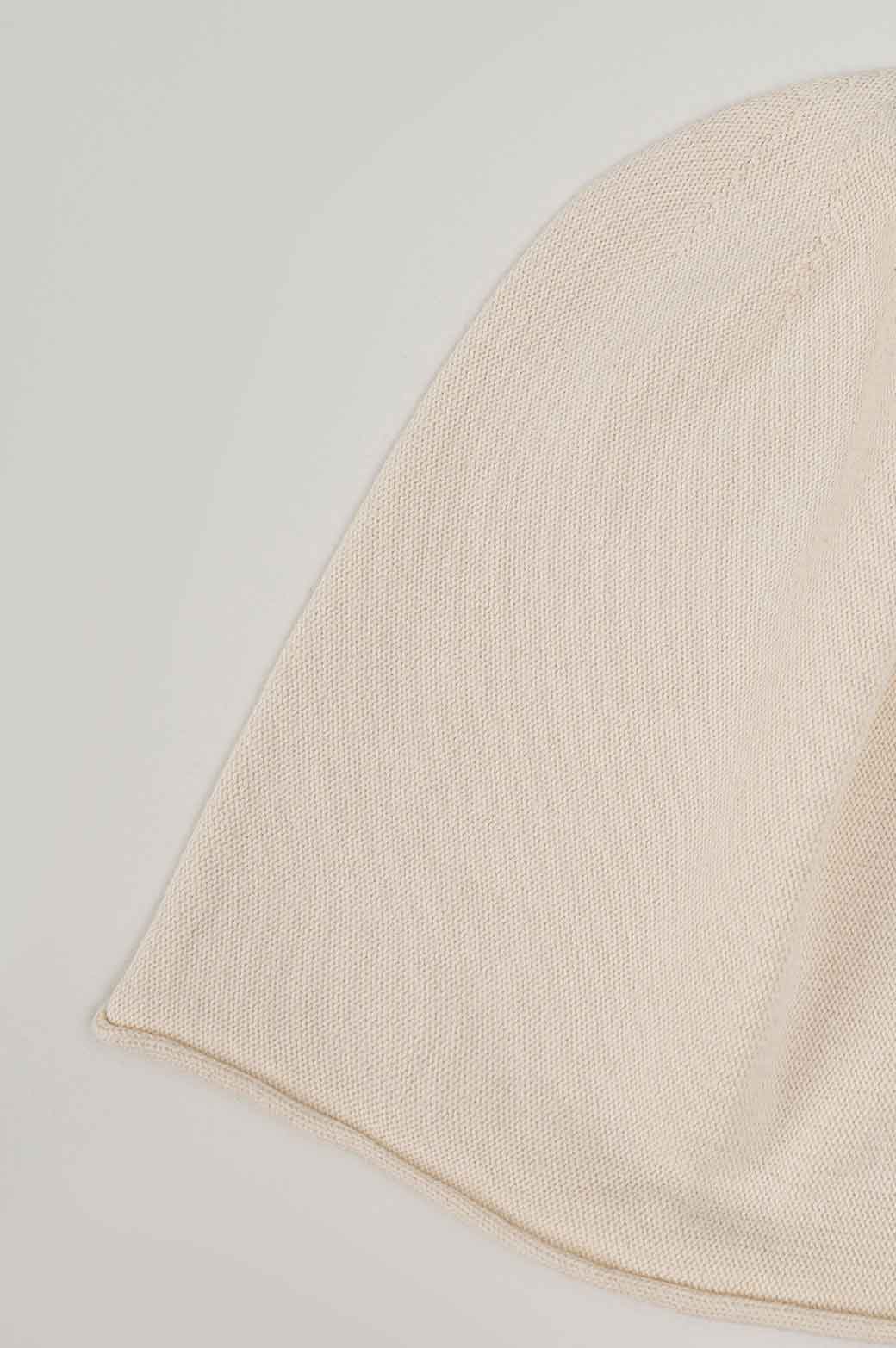 LONG FINE KNIT BEANIE - Image 2