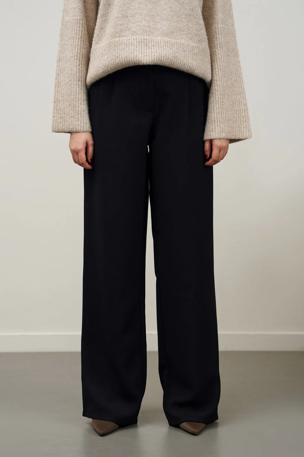 LONG FORMAL STRAIGHT TROUSERS - Image 4