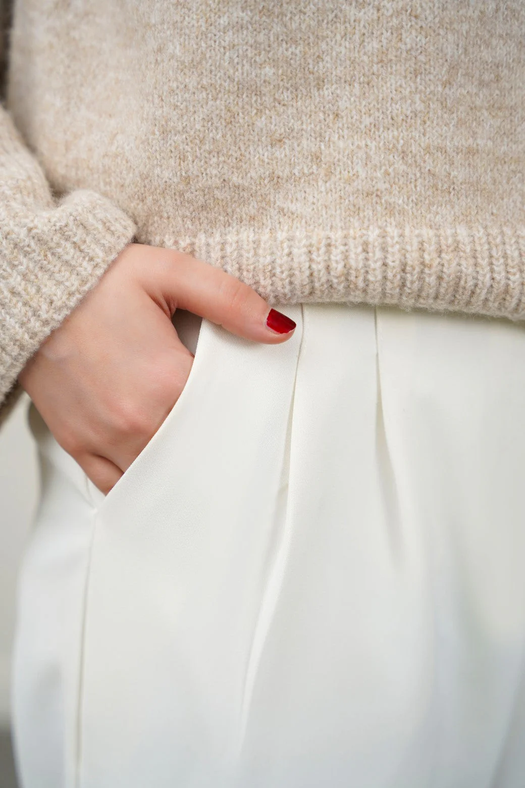 LONG FORMAL STRAIGHT TROUSERS - Image 3
