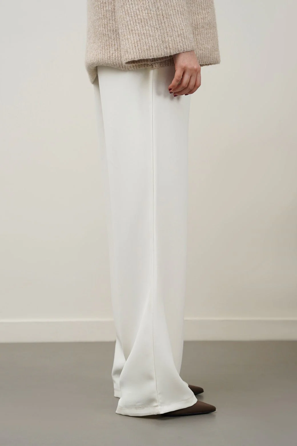 LONG FORMAL STRAIGHT TROUSERS - Image 6