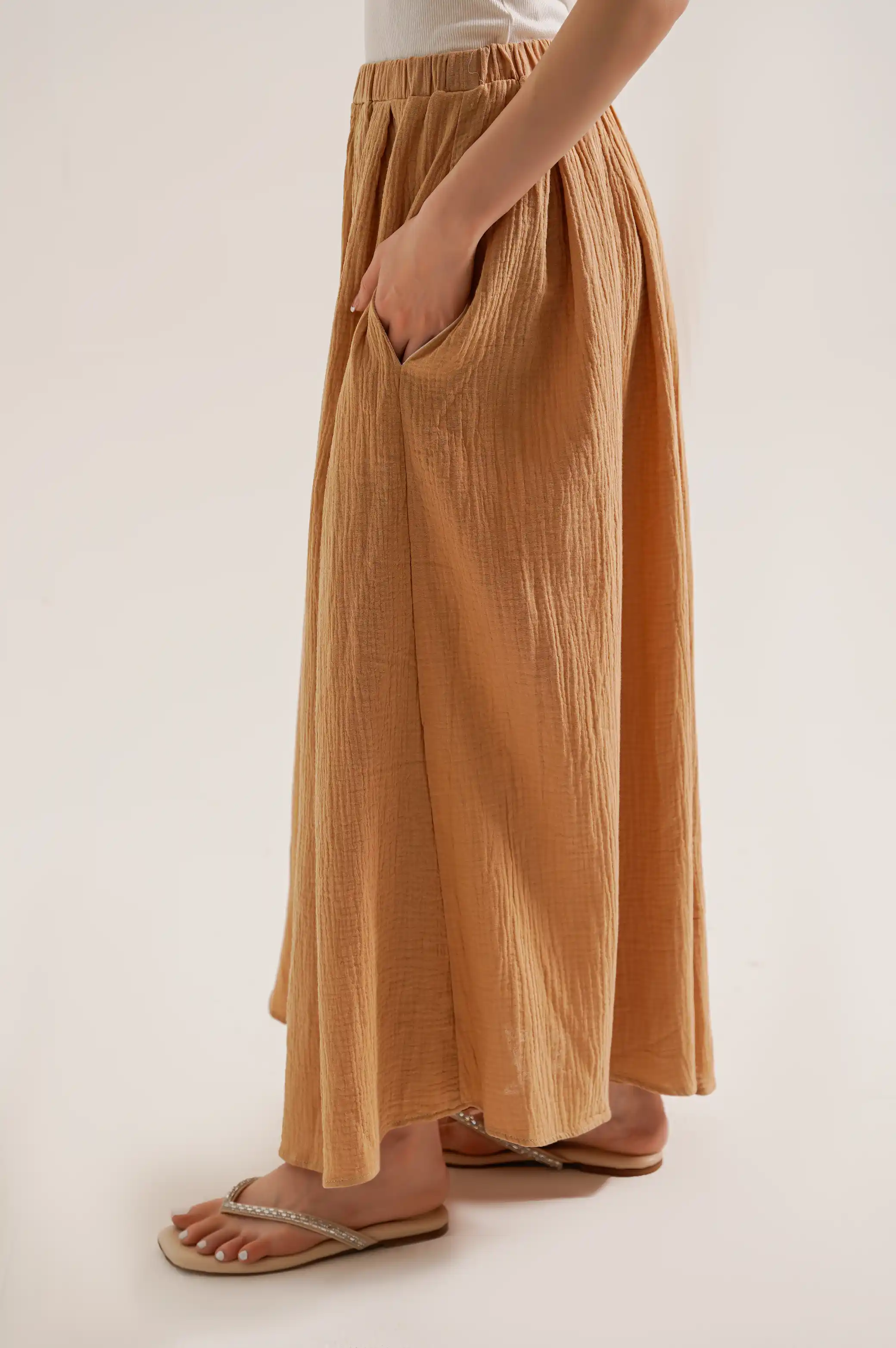 LONG MUSLIN SKIRT