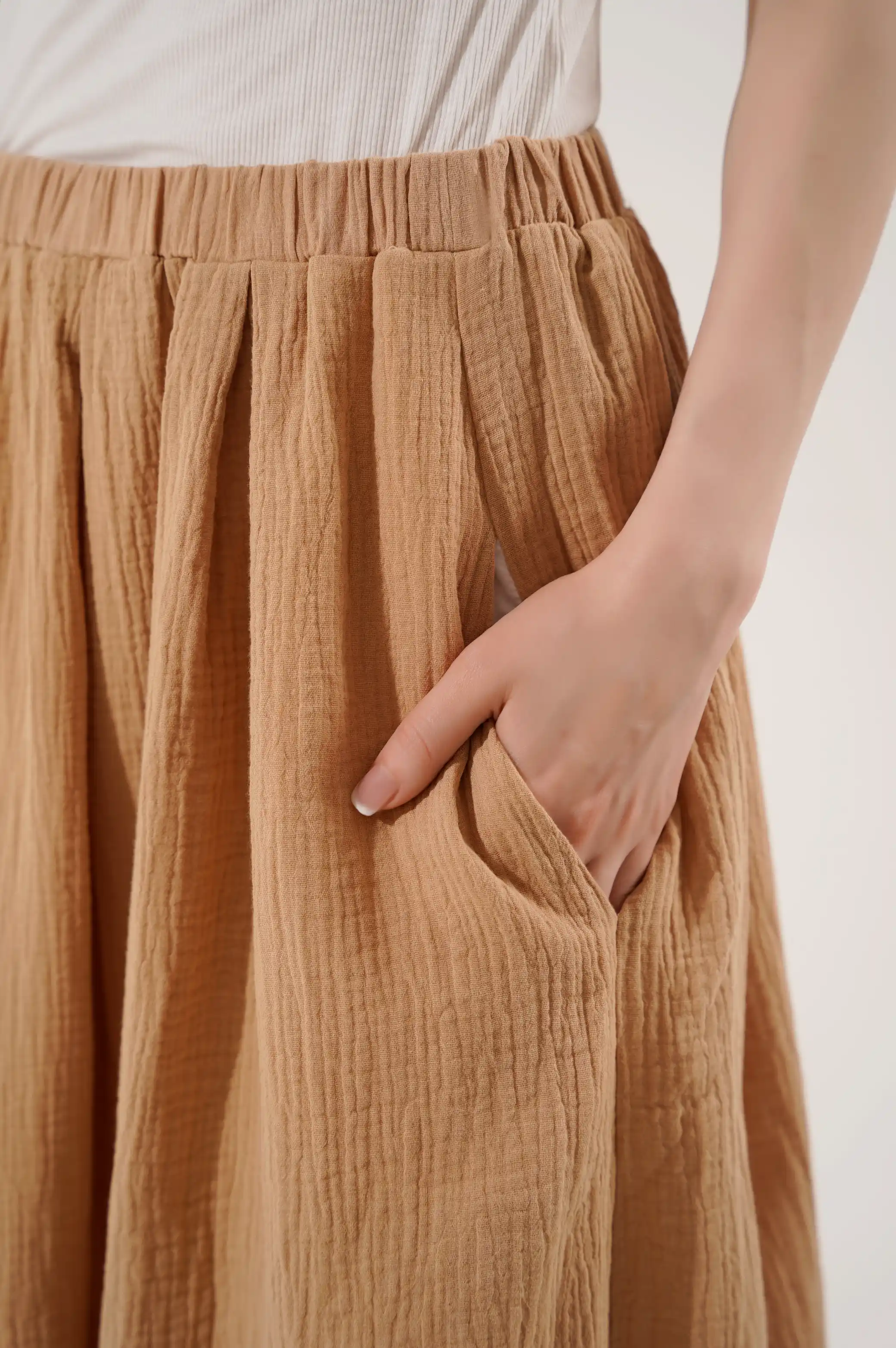 LONG MUSLIN SKIRT - Image 2
