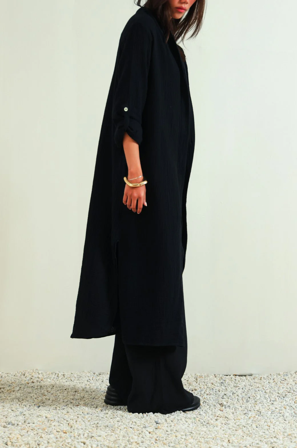 LONG MUSLIN TUNIC - Image 4