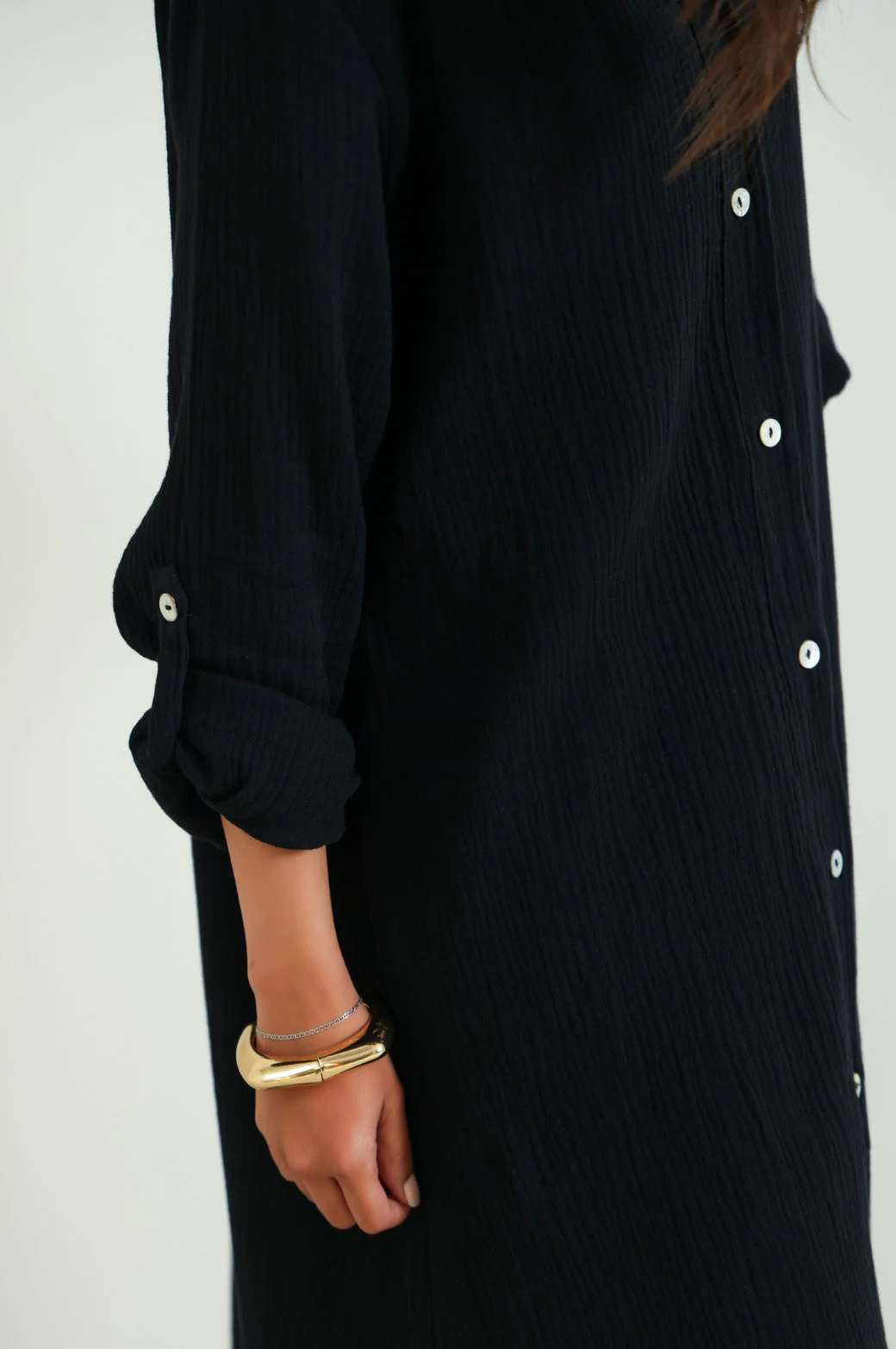 LONG MUSLIN TUNIC - Image 5